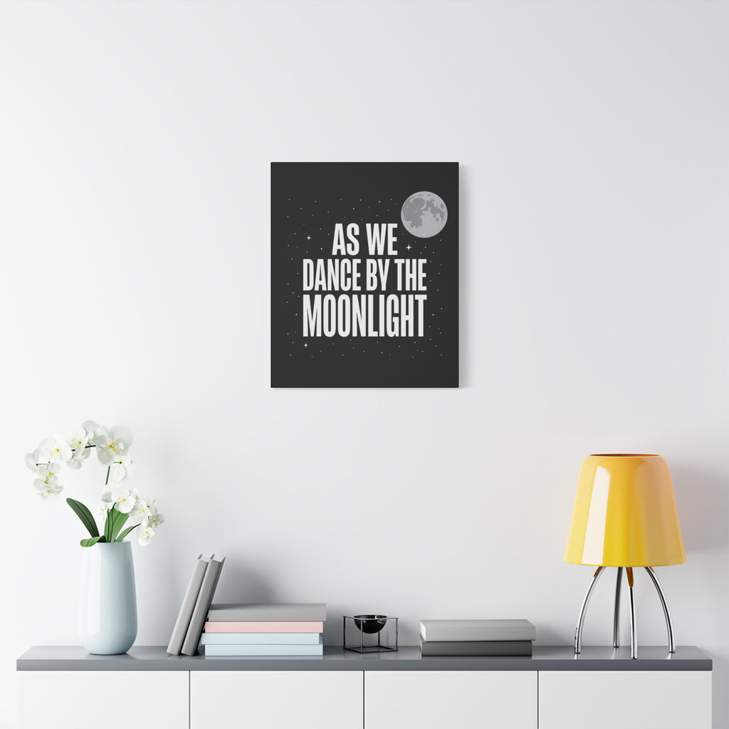 “As We Dance By The Moonlight” Canvas Wall Art
