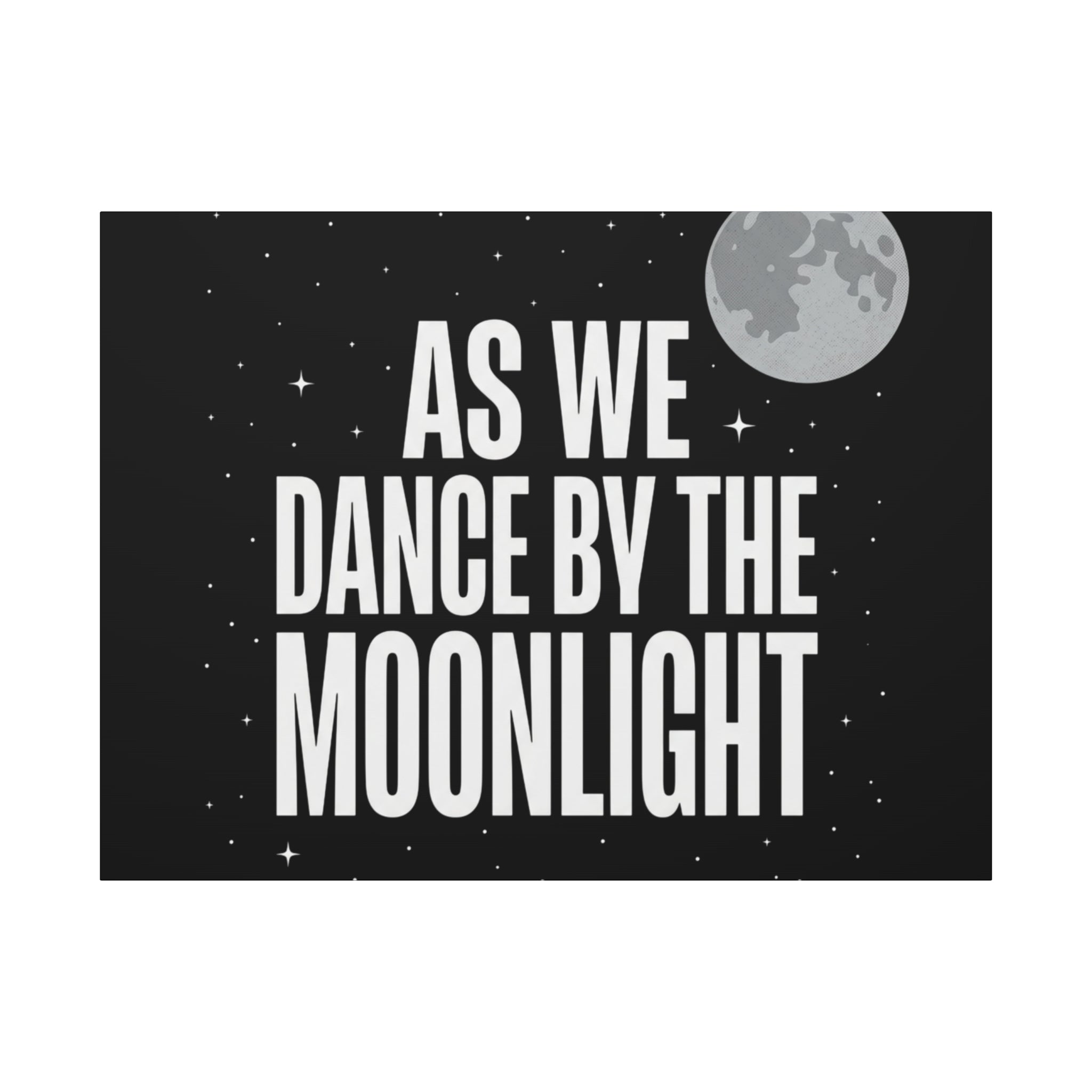 “As We Dance By The Moonlight” Canvas Wall Art