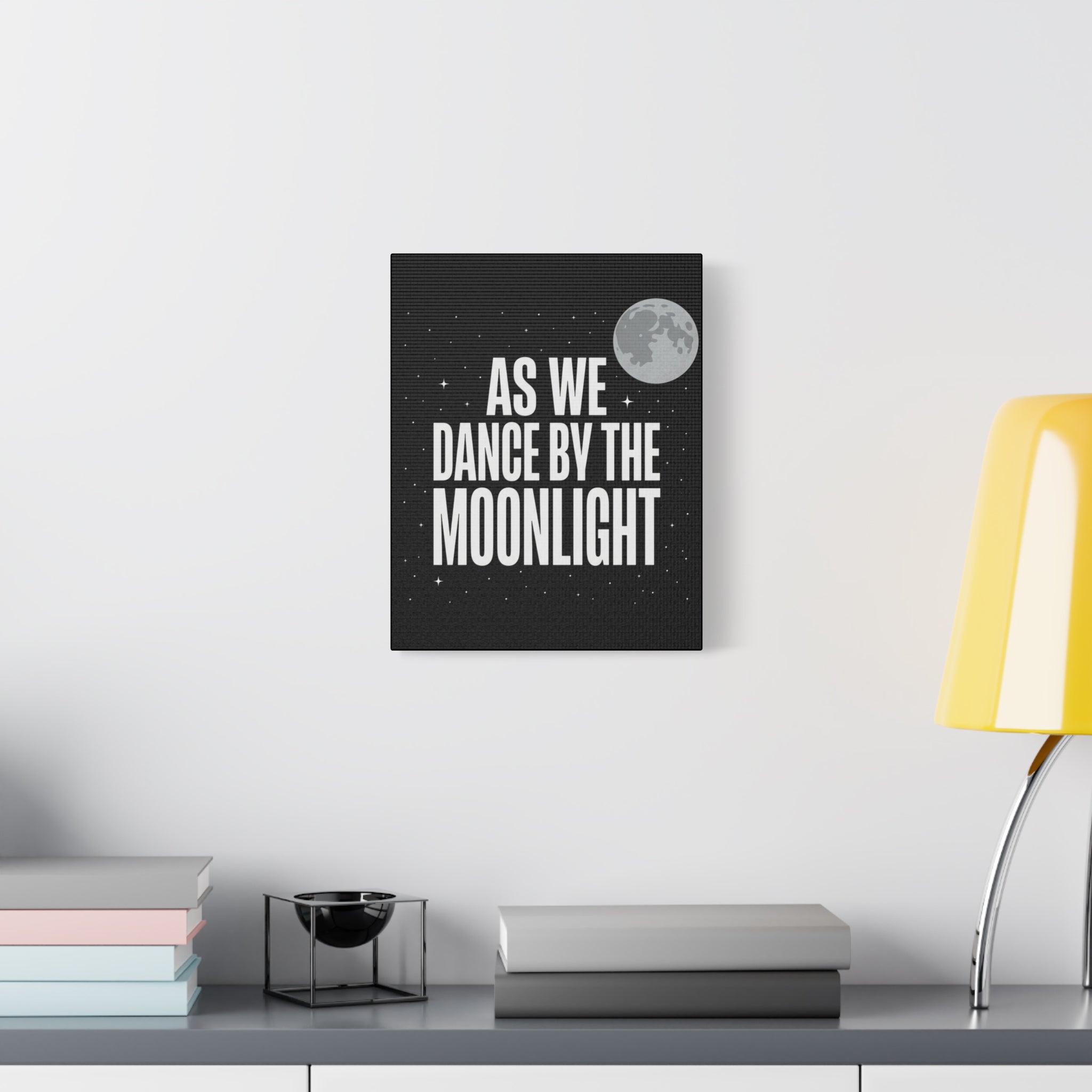 “As We Dance By The Moonlight” Canvas Wall Art