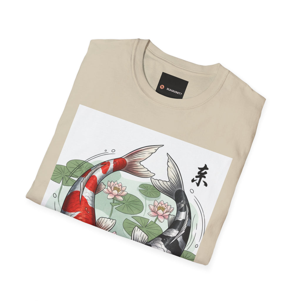 Kohaku & Shiro Utsuri Koi T-Shirt — #Koi Japanese Art Design