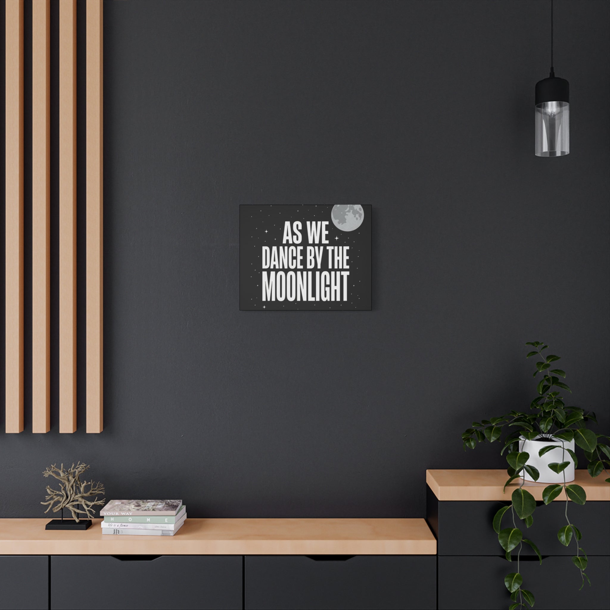 “As We Dance By The Moonlight” Canvas Wall Art