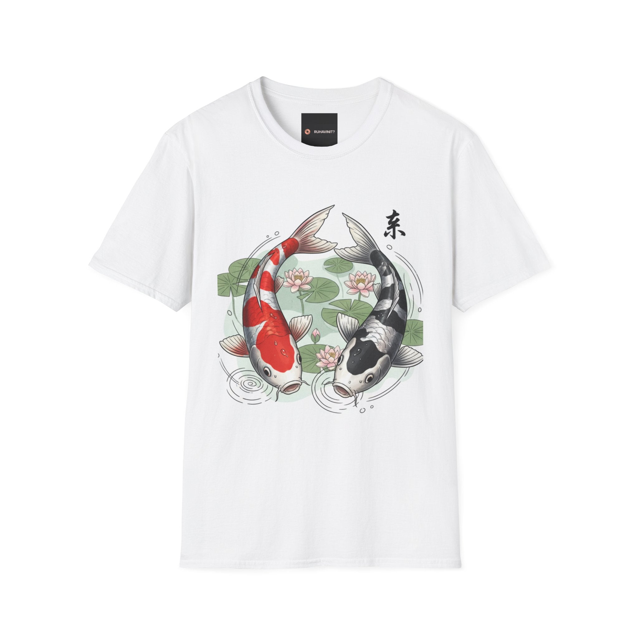 Kohaku & Shiro Utsuri Koi T-Shirt — #Koi Japanese Art Design