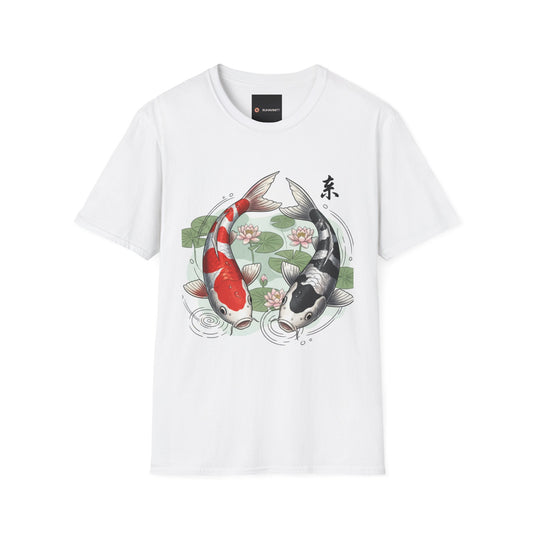 Kohaku & Shiro Utsuri Koi T-Shirt — #Koi Japanese Art Design