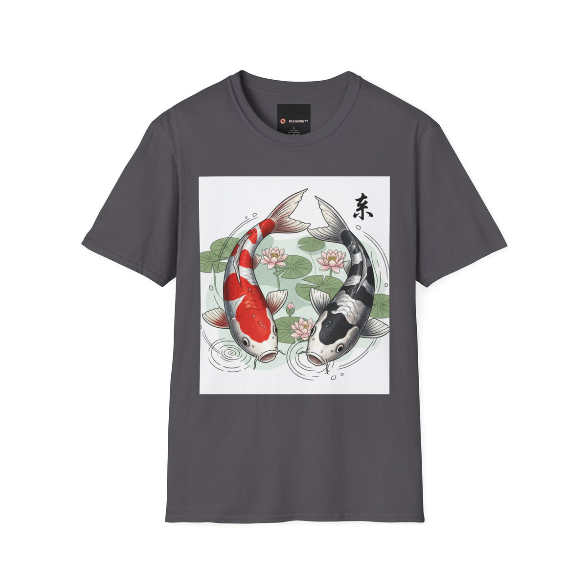Kohaku & Shiro Utsuri Koi T-Shirt — #Koi Japanese Art Design
