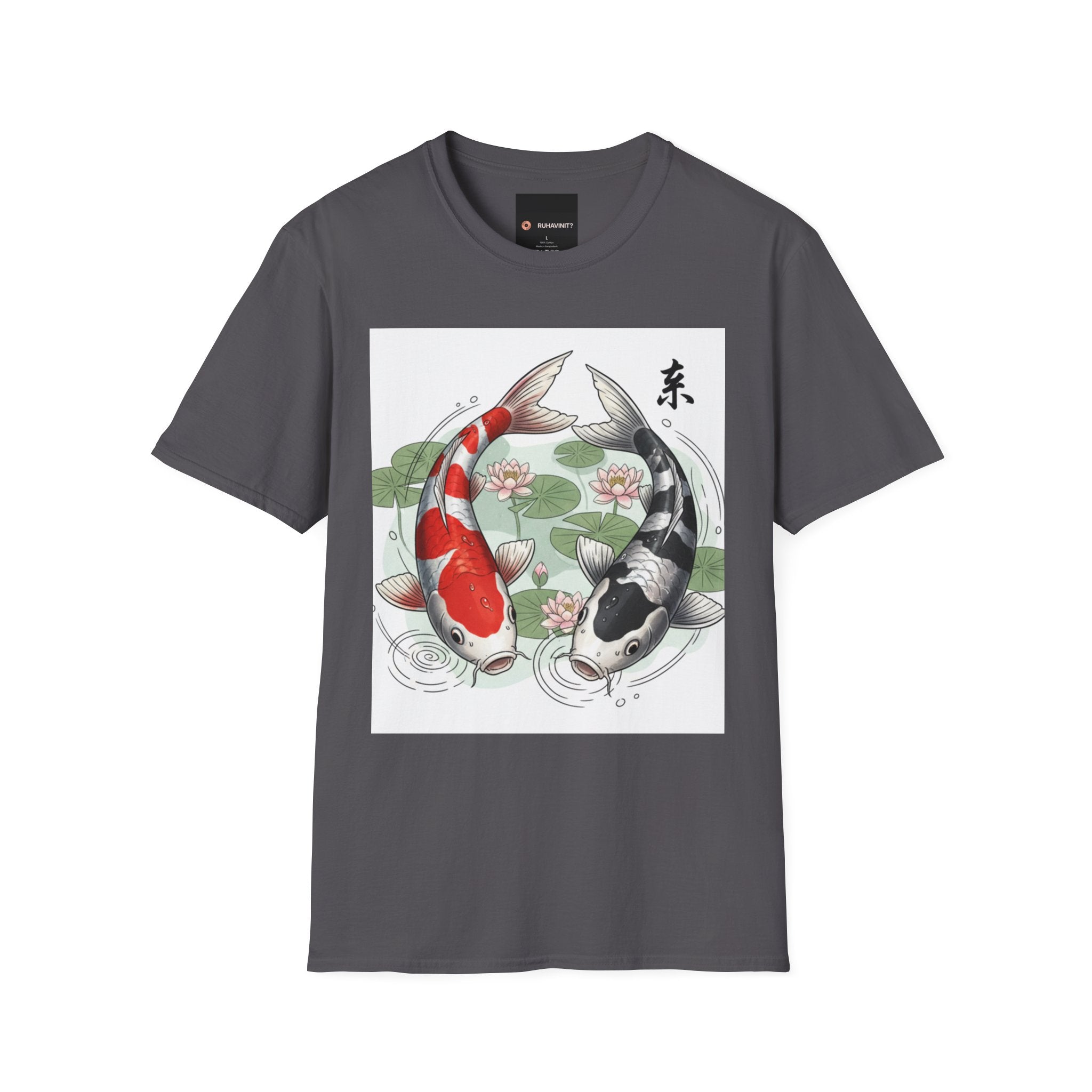 Kohaku & Shiro Utsuri Koi T-Shirt — #Koi Japanese Art Design