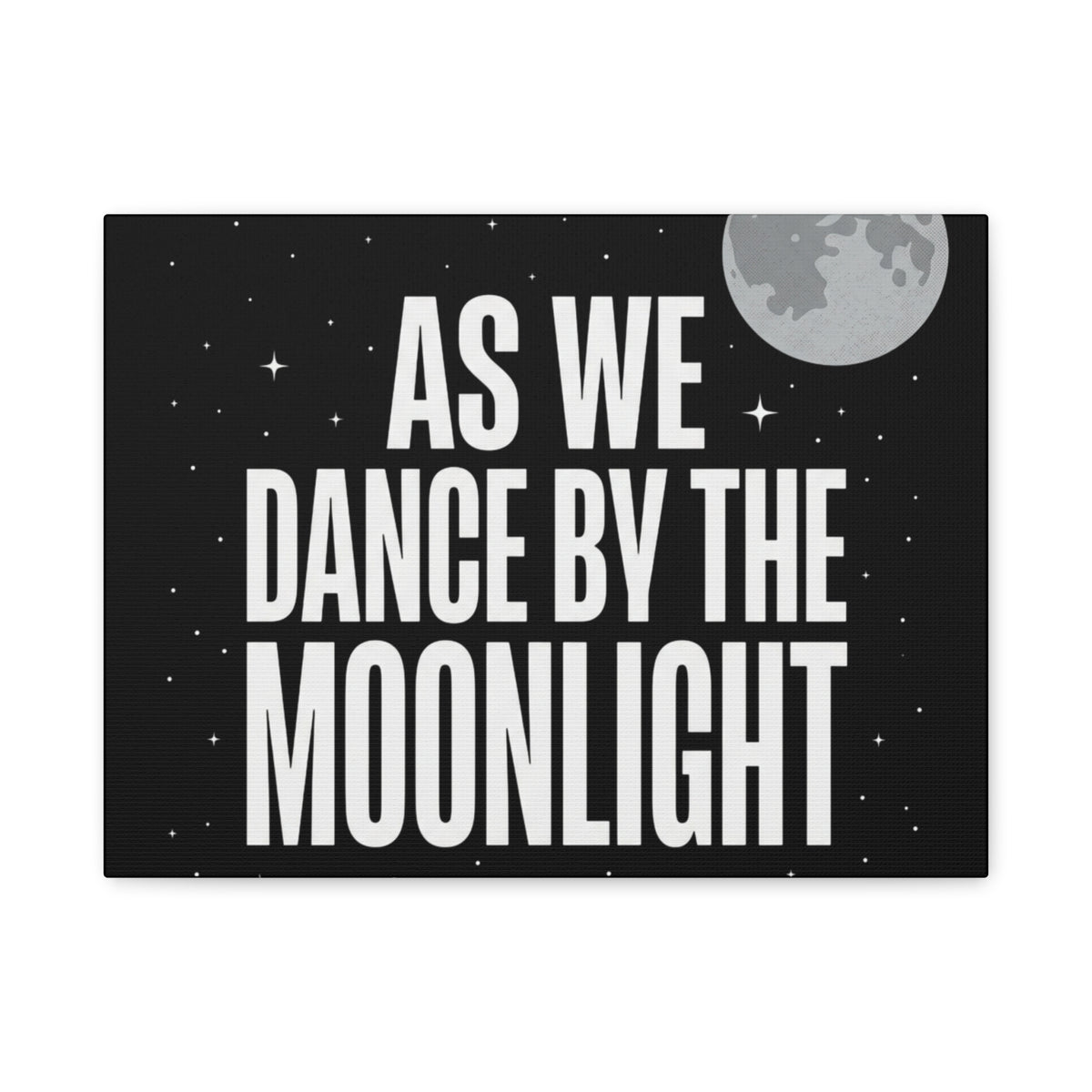 “As We Dance By The Moonlight” Canvas Wall Art
