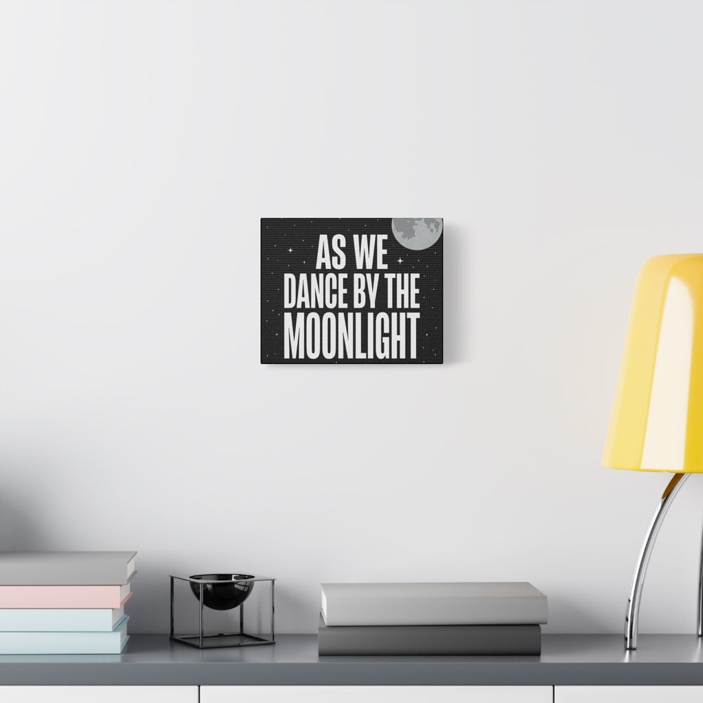 “As We Dance By The Moonlight” Canvas Wall Art