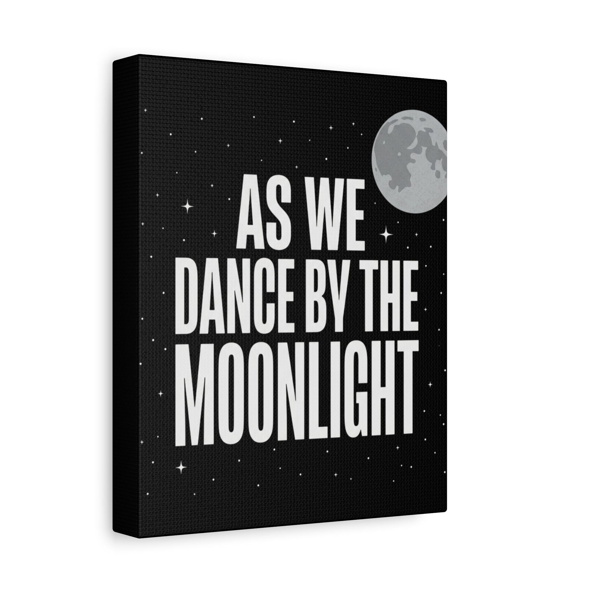 “As We Dance By The Moonlight” Canvas Wall Art