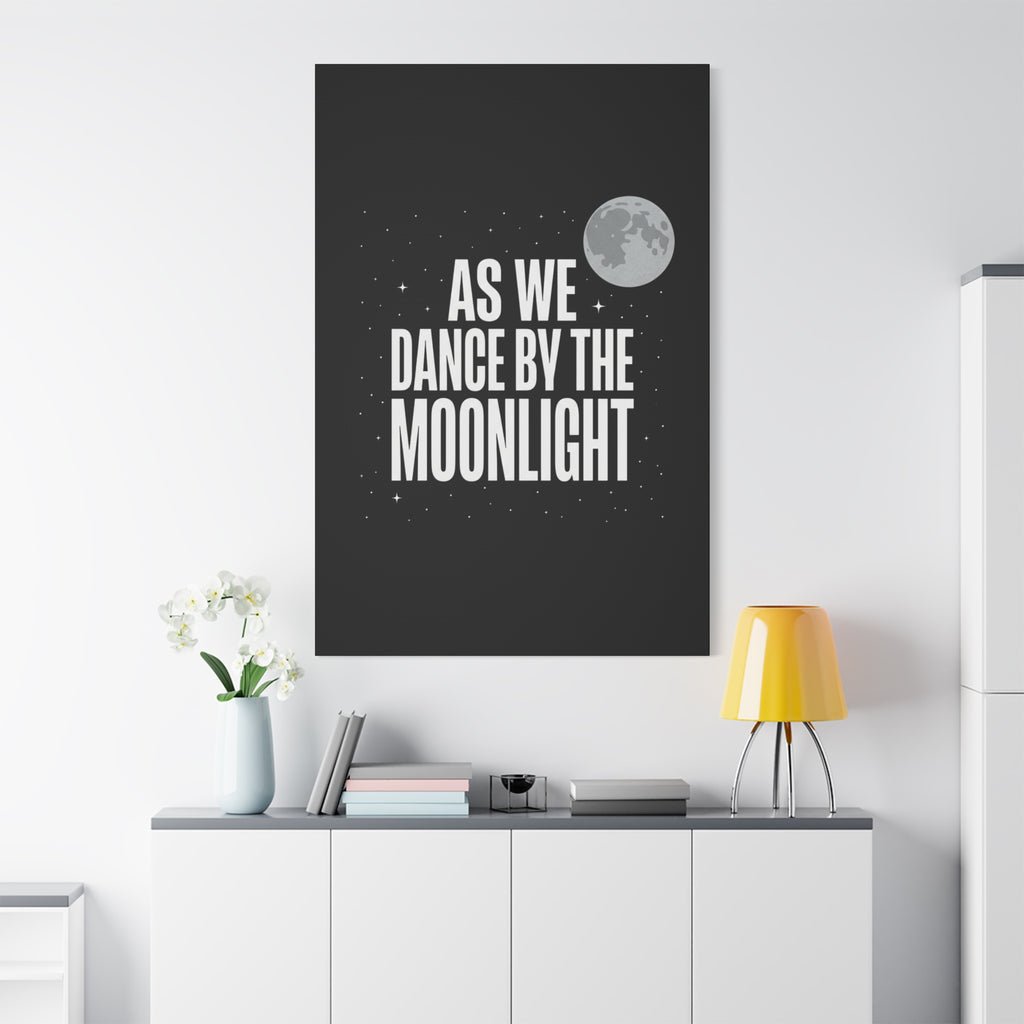 “As We Dance By The Moonlight” Canvas Wall Art