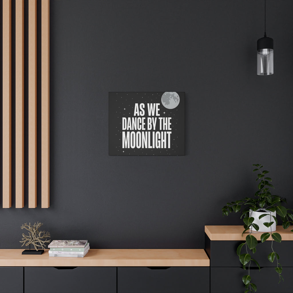 “As We Dance By The Moonlight” Canvas Wall Art