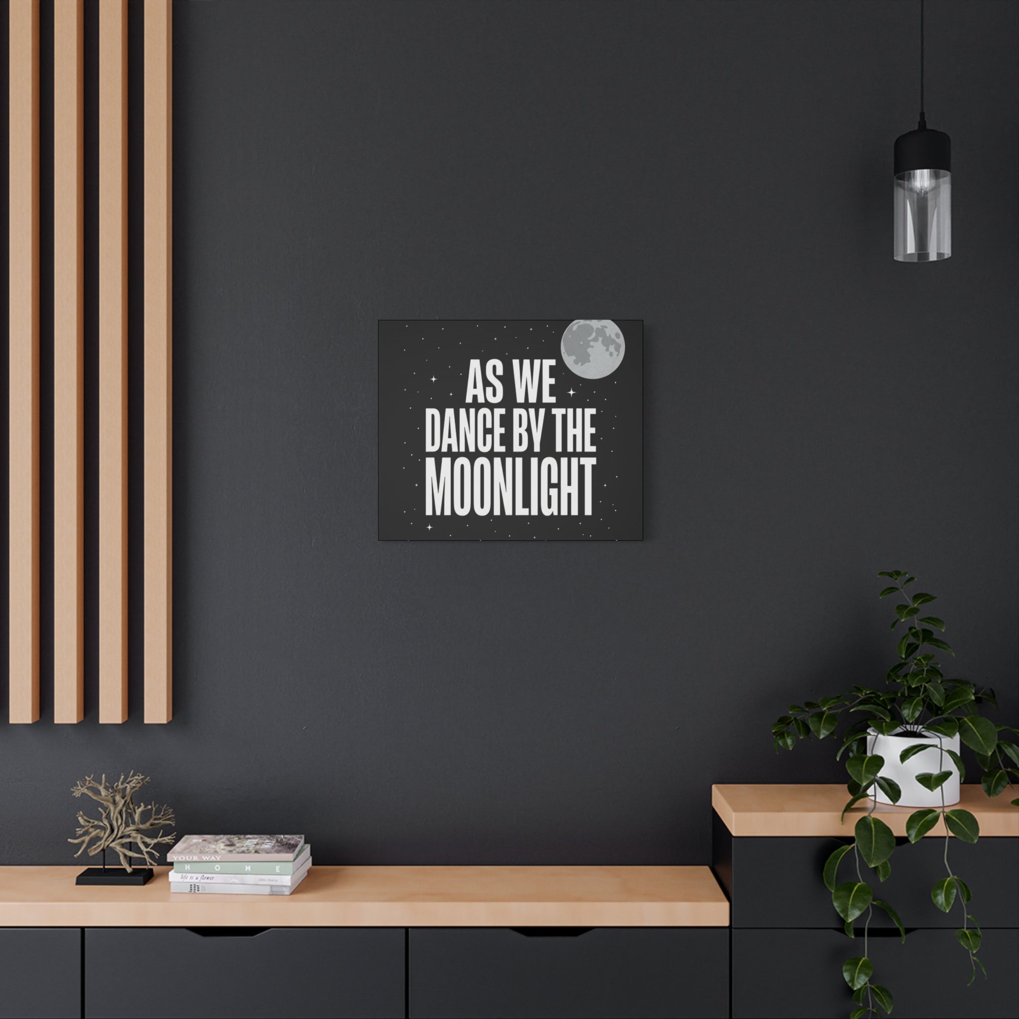 “As We Dance By The Moonlight” Canvas Wall Art