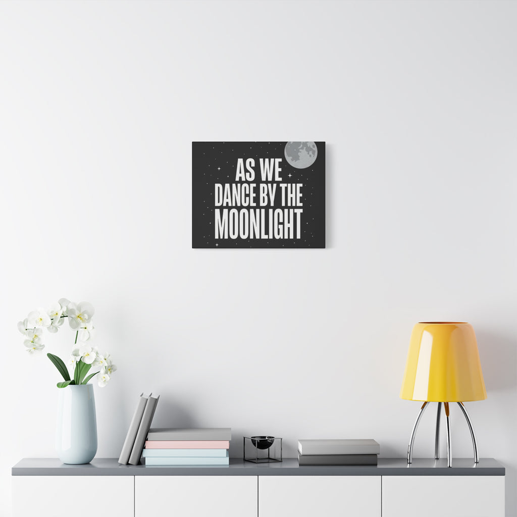 “As We Dance By The Moonlight” Canvas Wall Art