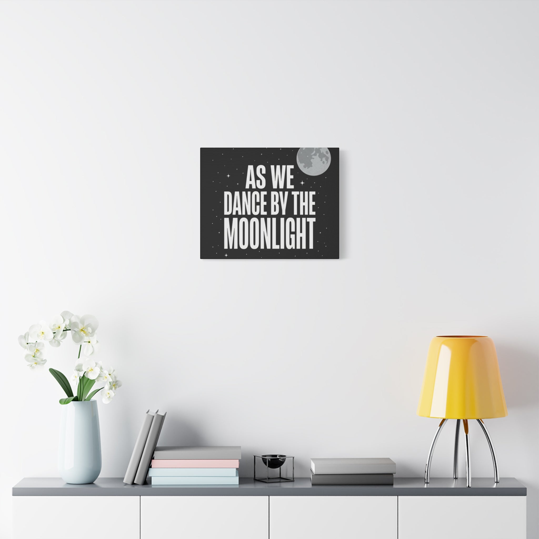 “As We Dance By The Moonlight” Canvas Wall Art