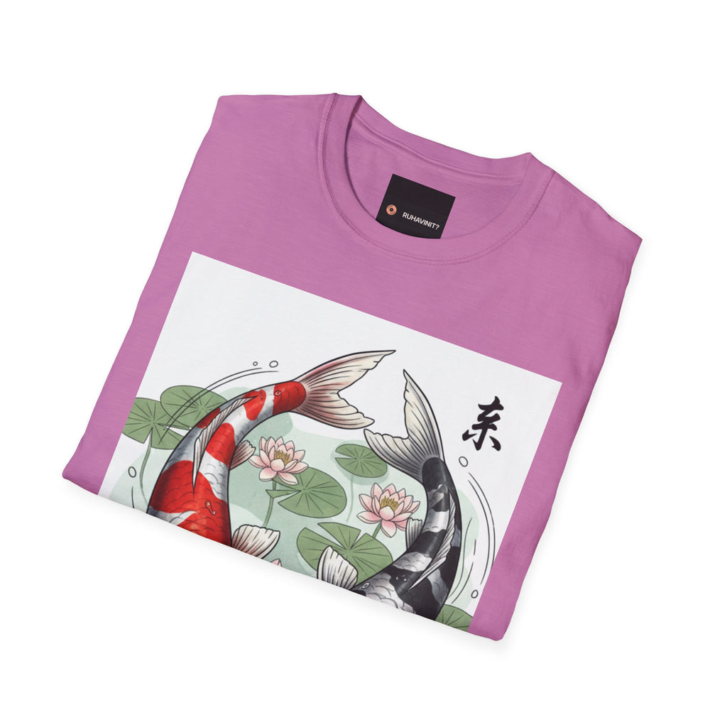 Kohaku & Shiro Utsuri Koi T-Shirt — #Koi Japanese Art Design