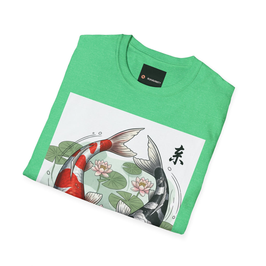 Kohaku & Shiro Utsuri Koi T-Shirt — #Koi Japanese Art Design
