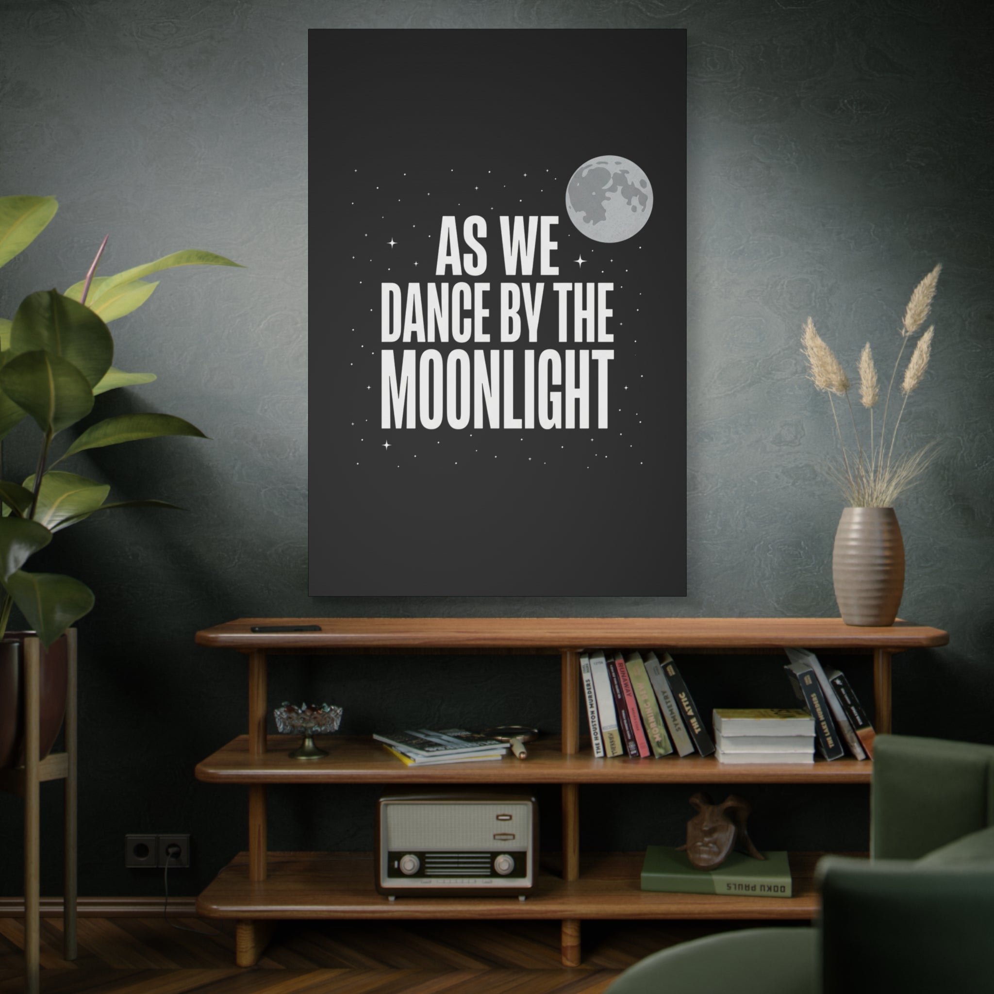 “As We Dance By The Moonlight” Canvas Wall Art