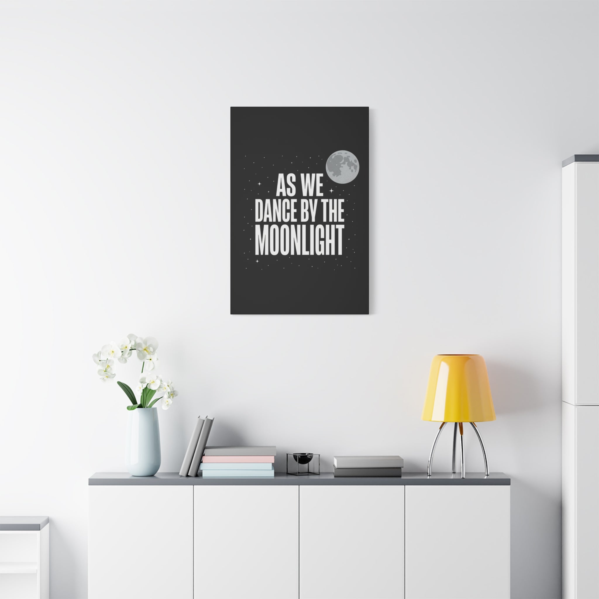 “As We Dance By The Moonlight” Canvas Wall Art