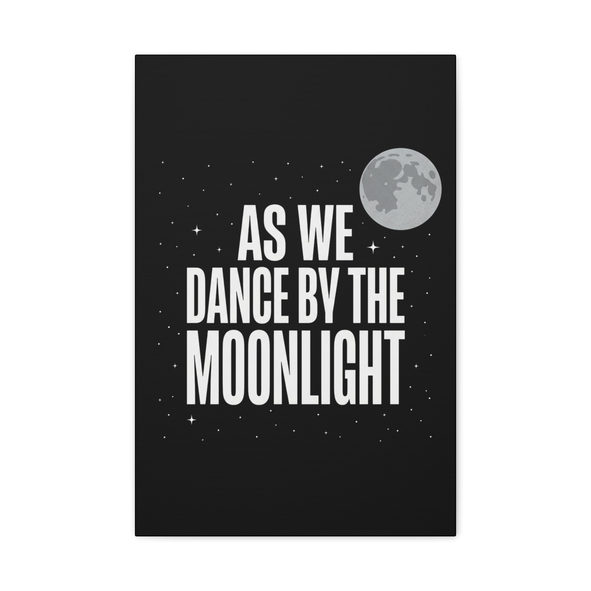 “As We Dance By The Moonlight” Canvas Wall Art