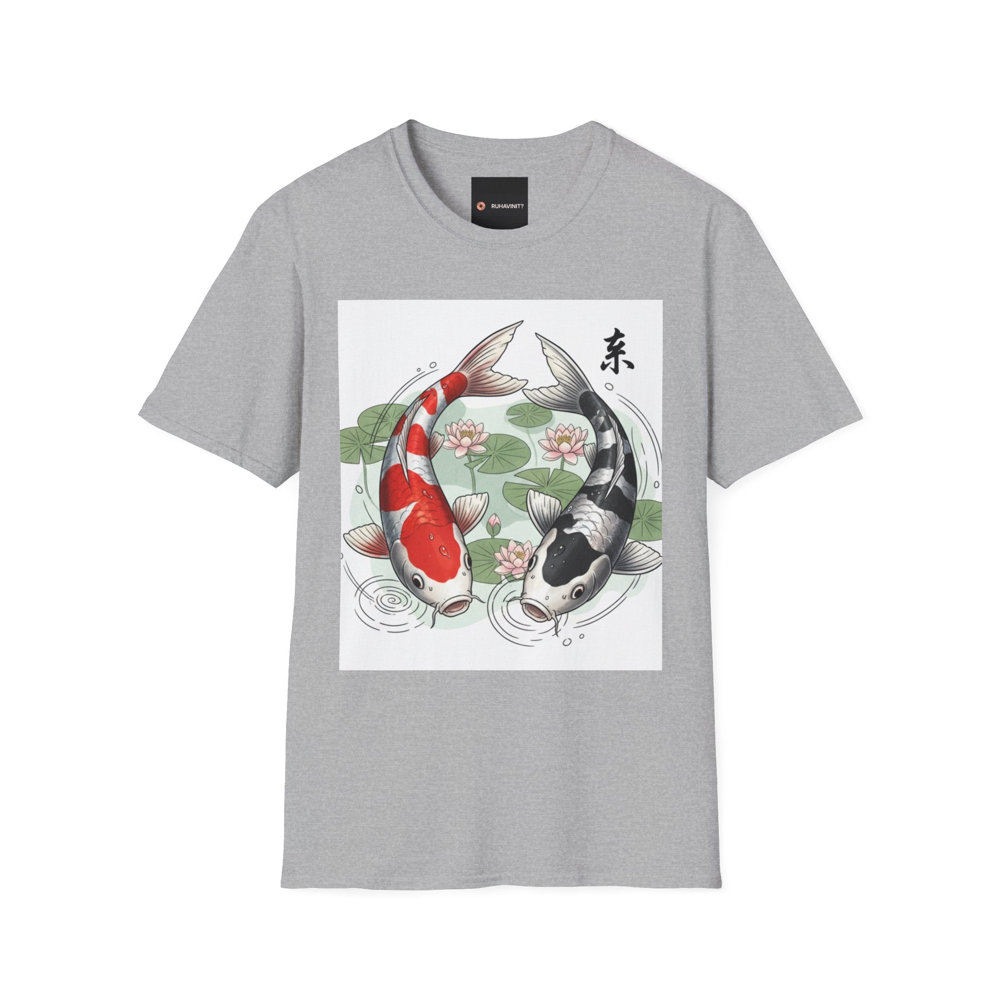 Kohaku & Shiro Utsuri Koi T-Shirt — #Koi Japanese Art Design