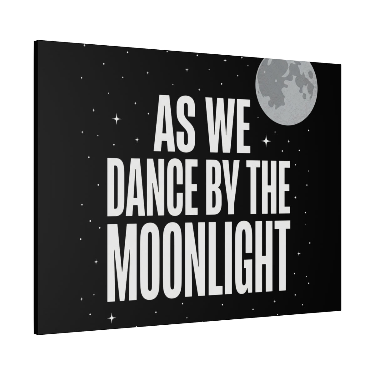 “As We Dance By The Moonlight” Canvas Wall Art