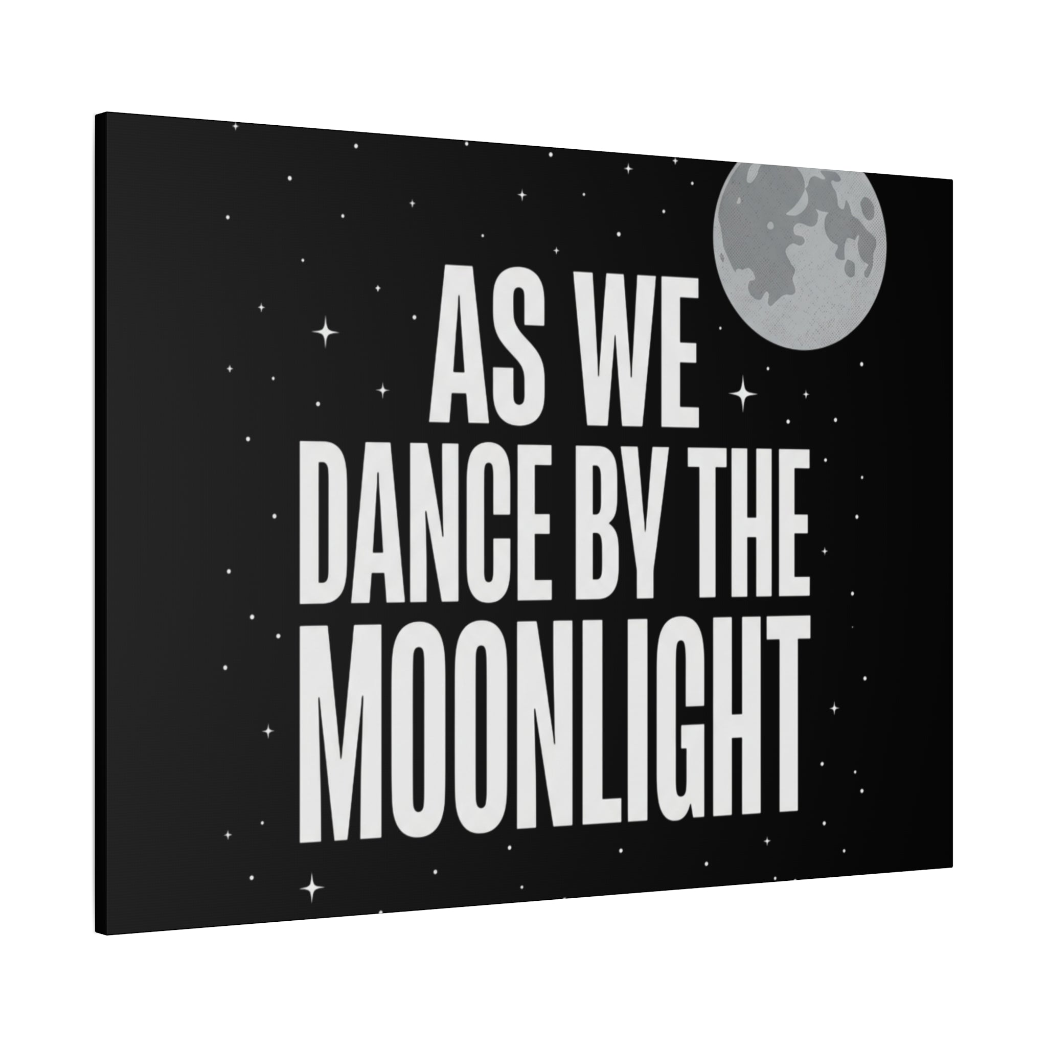 “As We Dance By The Moonlight” Canvas Wall Art