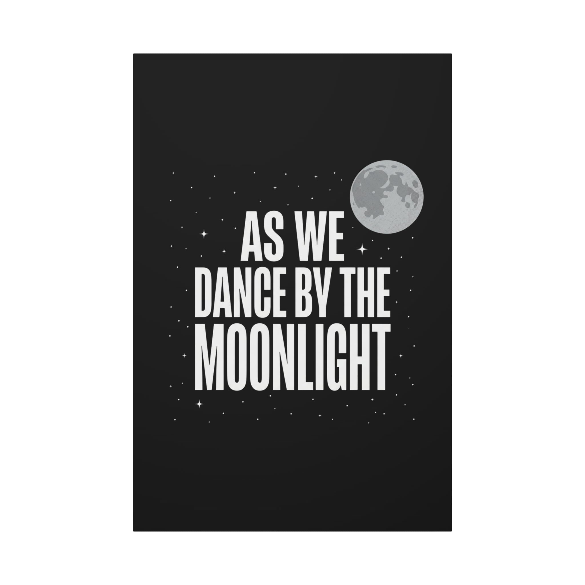 “As We Dance By The Moonlight” Canvas Wall Art