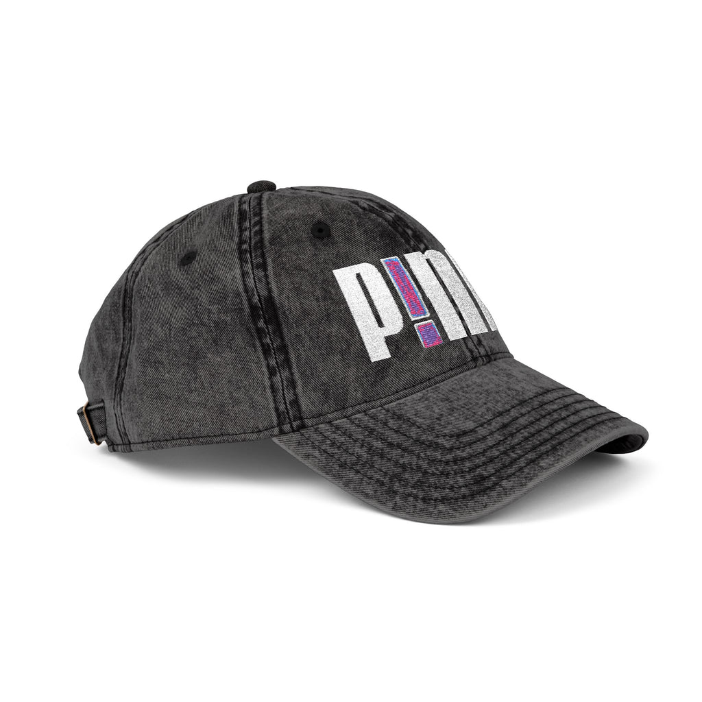 Distressed Embroidered P!NK! Cap | Vintage Washed Baseball Hat
