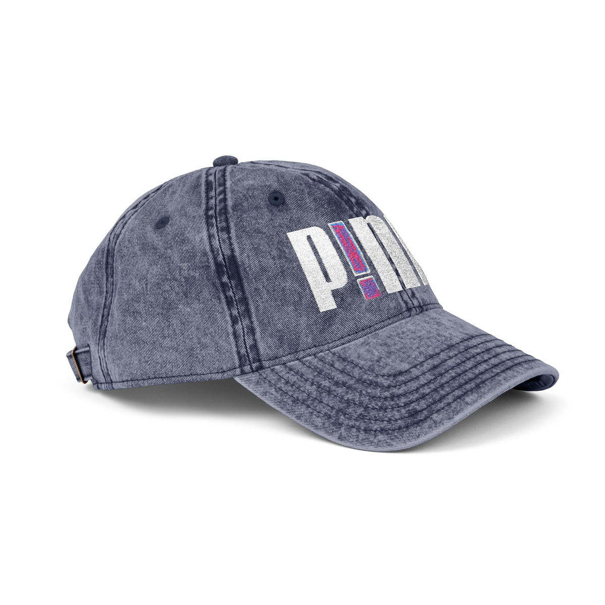 Distressed Embroidered P!NK! Cap | Vintage Washed Baseball Hat