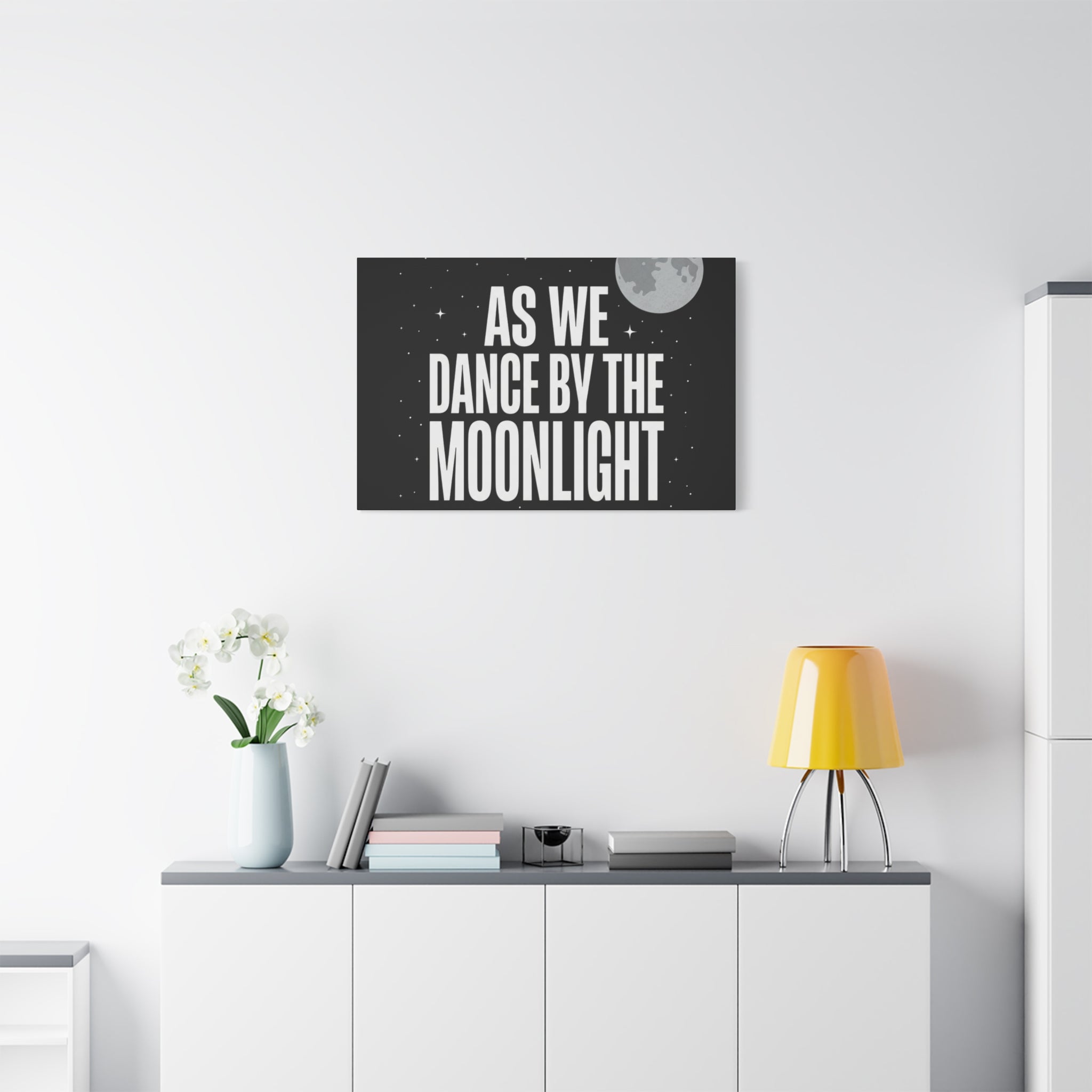 “As We Dance By The Moonlight” Canvas Wall Art