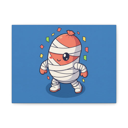 Mummys Little Sausage Canvas | Stretched Matte Wall Art 1.25"