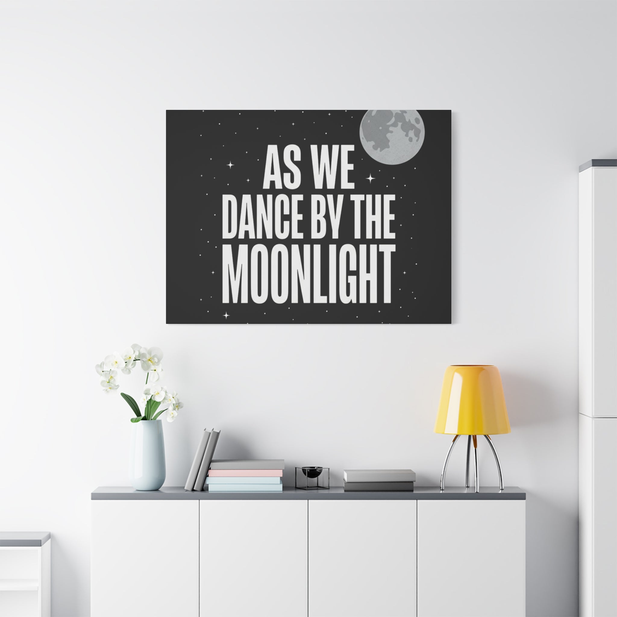 “As We Dance By The Moonlight” Canvas Wall Art