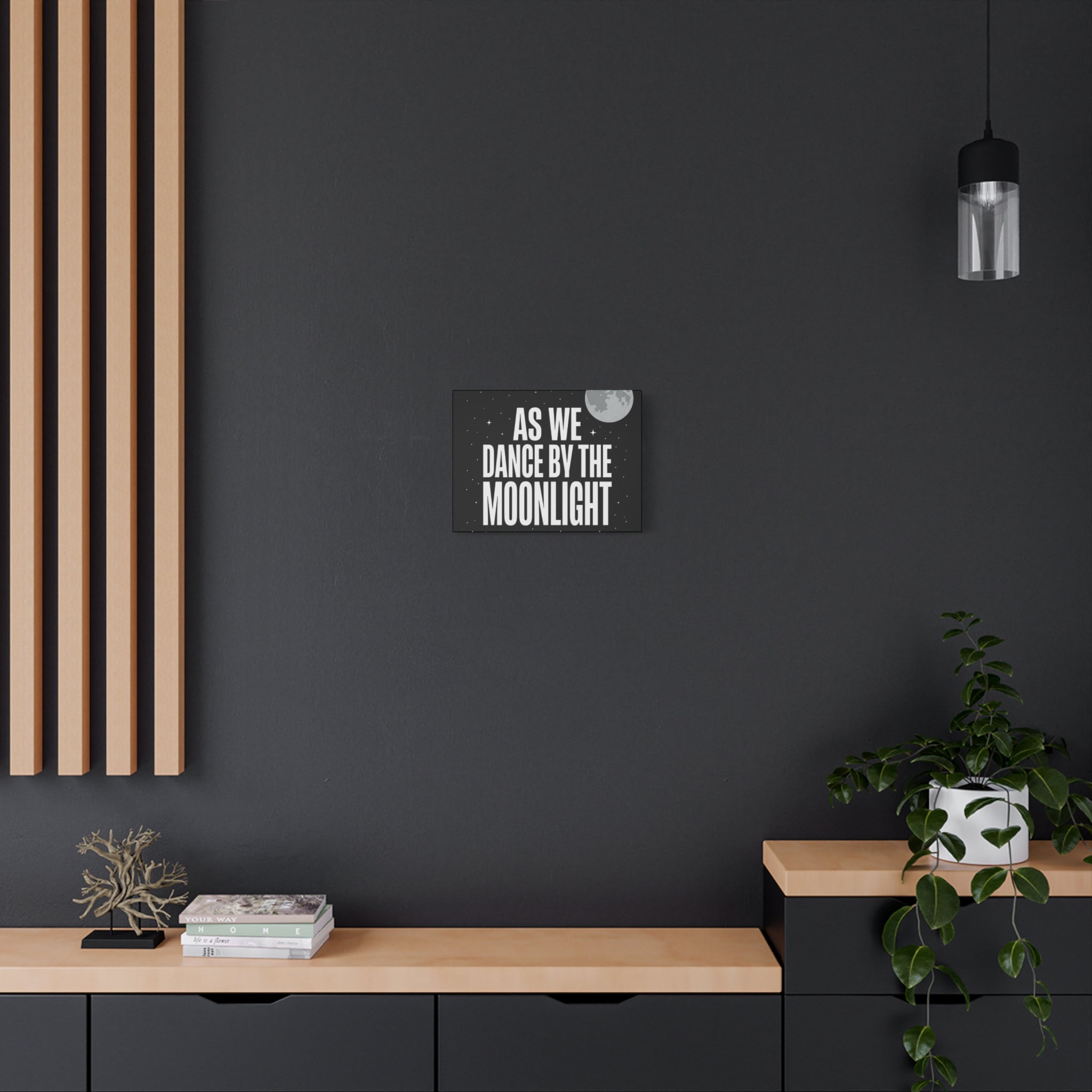 “As We Dance By The Moonlight” Canvas Wall Art