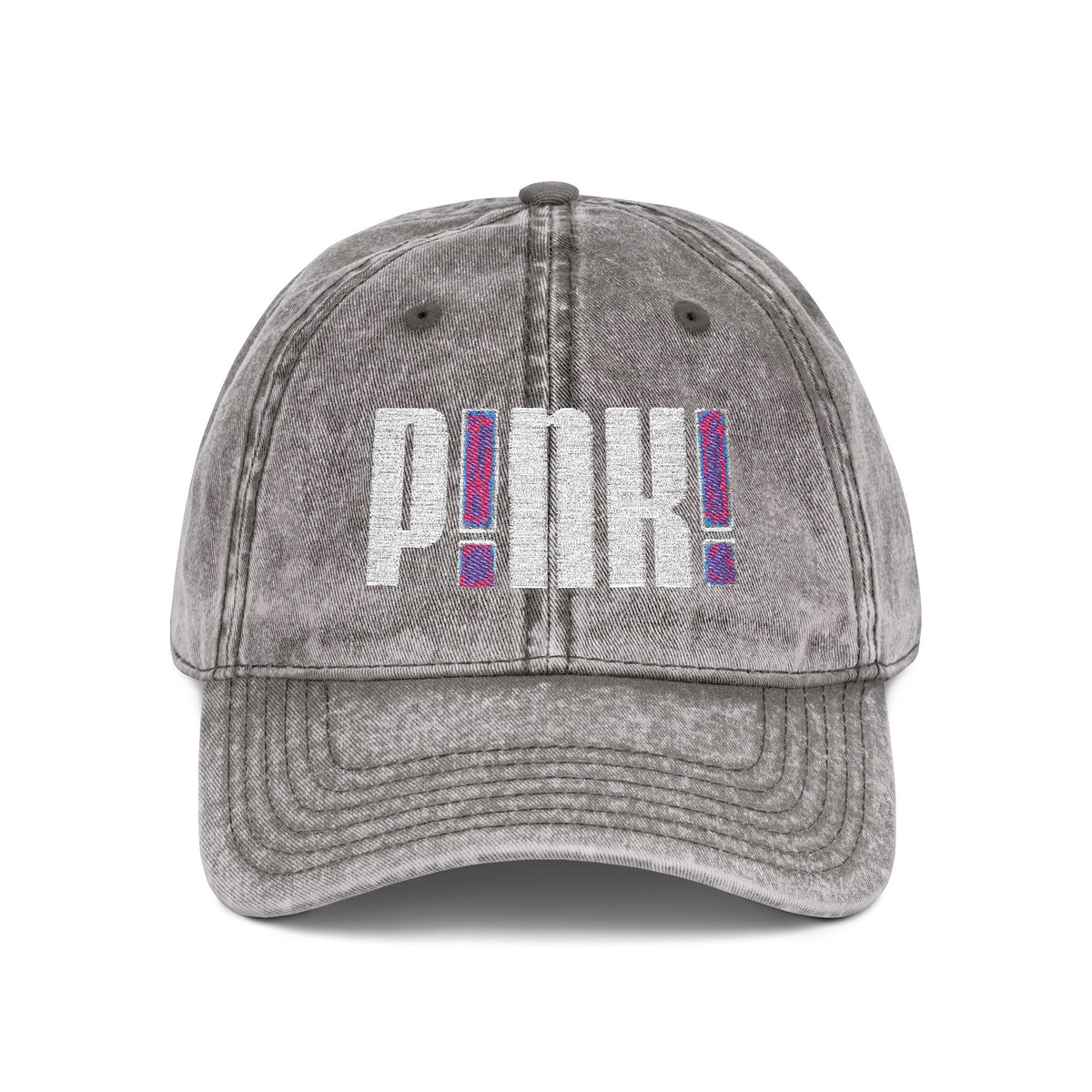 Distressed Embroidered P!NK! Cap | Vintage Washed Baseball Hat