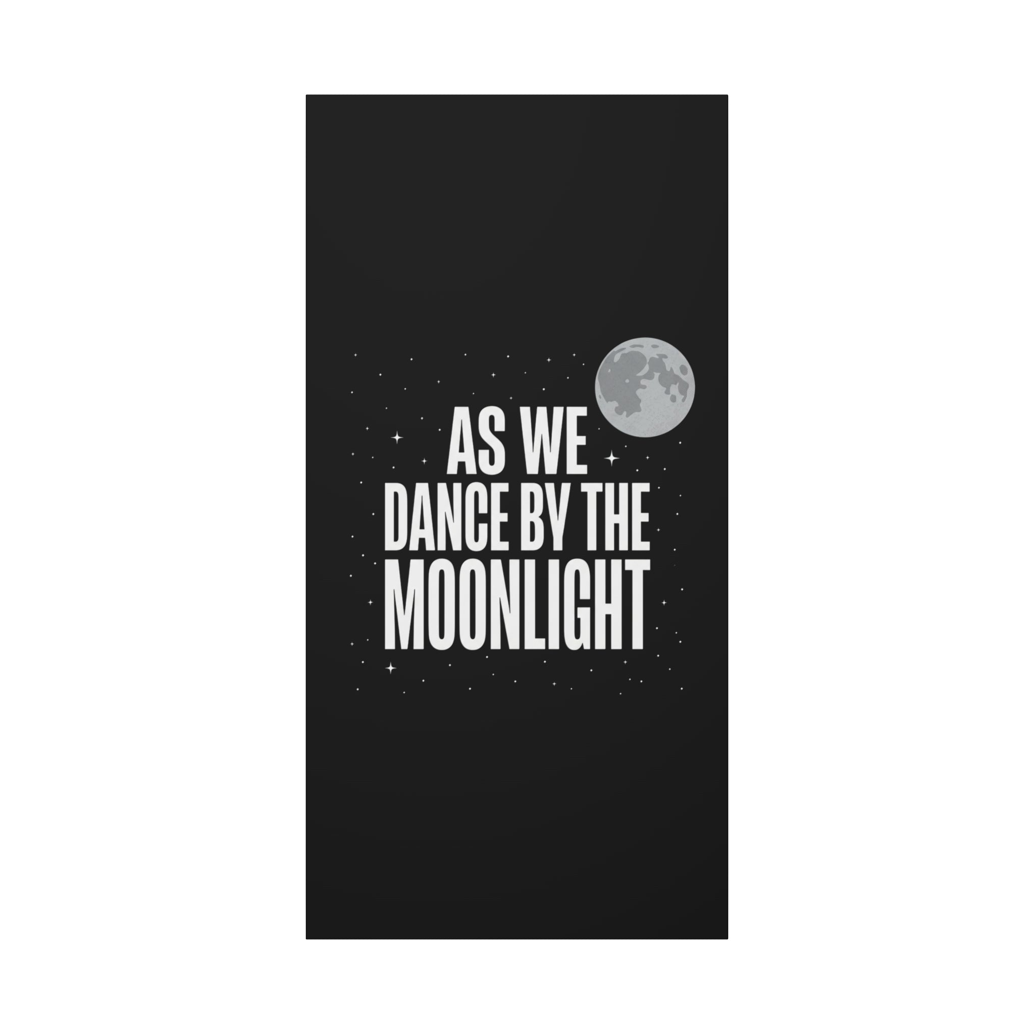 “As We Dance By The Moonlight” Canvas Wall Art