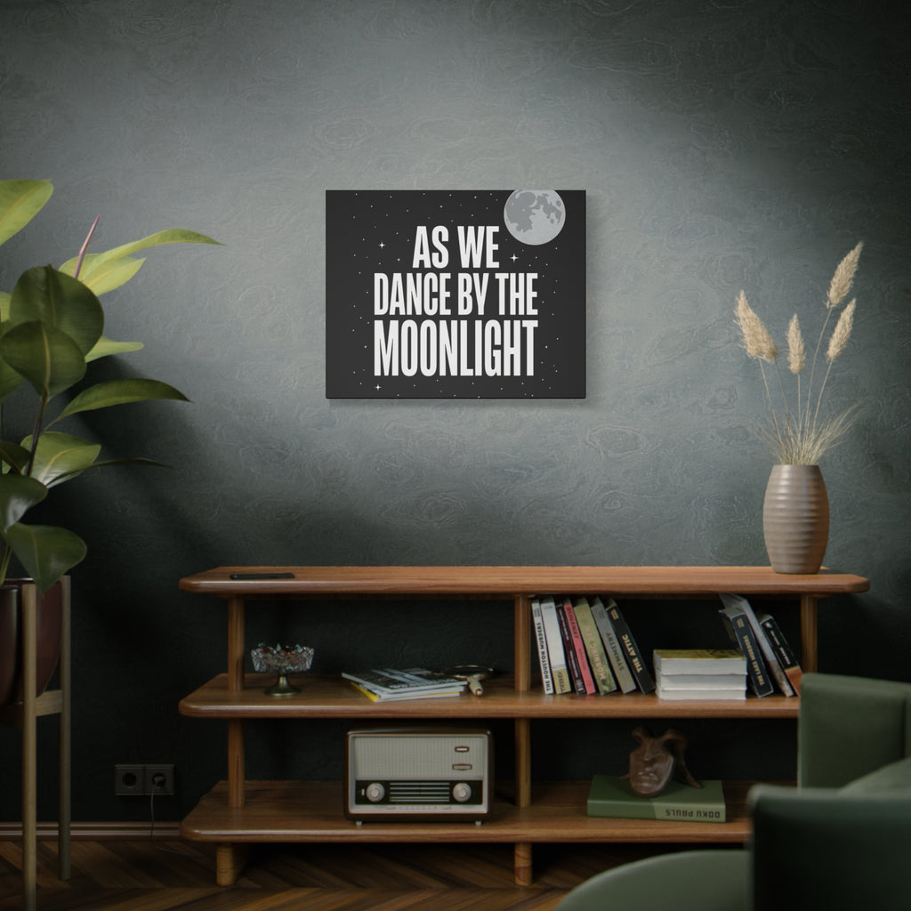 “As We Dance By The Moonlight” Canvas Wall Art