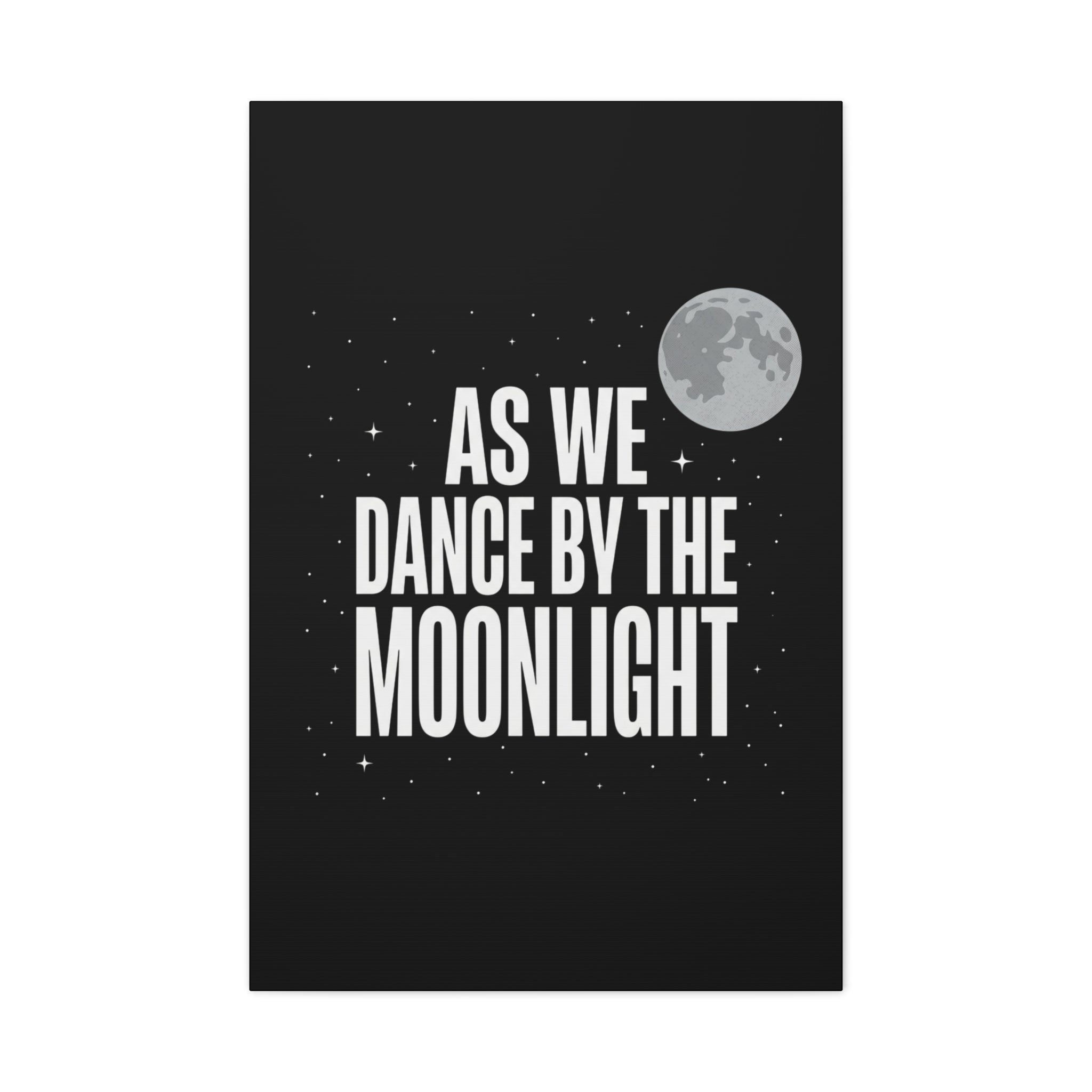 “As We Dance By The Moonlight” Canvas Wall Art
