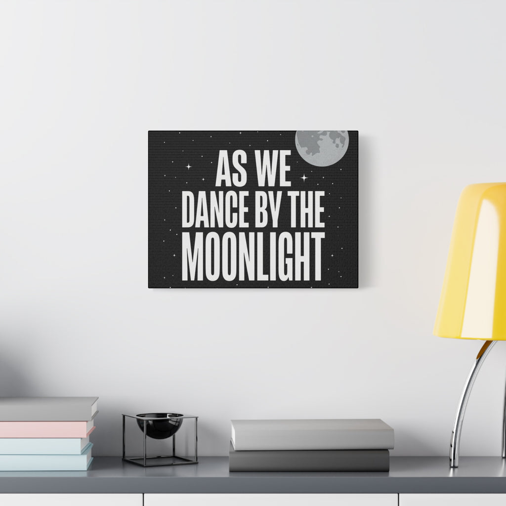 “As We Dance By The Moonlight” Canvas Wall Art