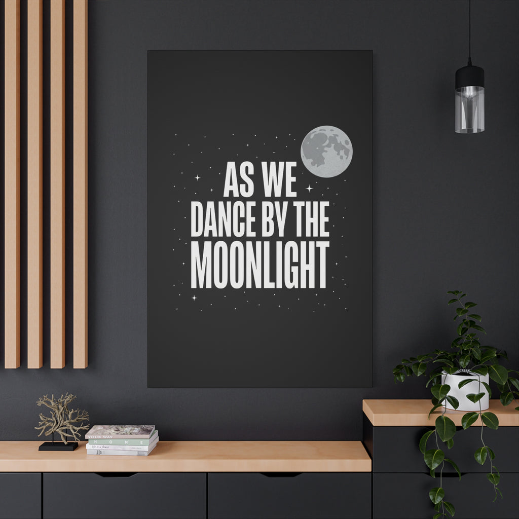 “As We Dance By The Moonlight” Canvas Wall Art