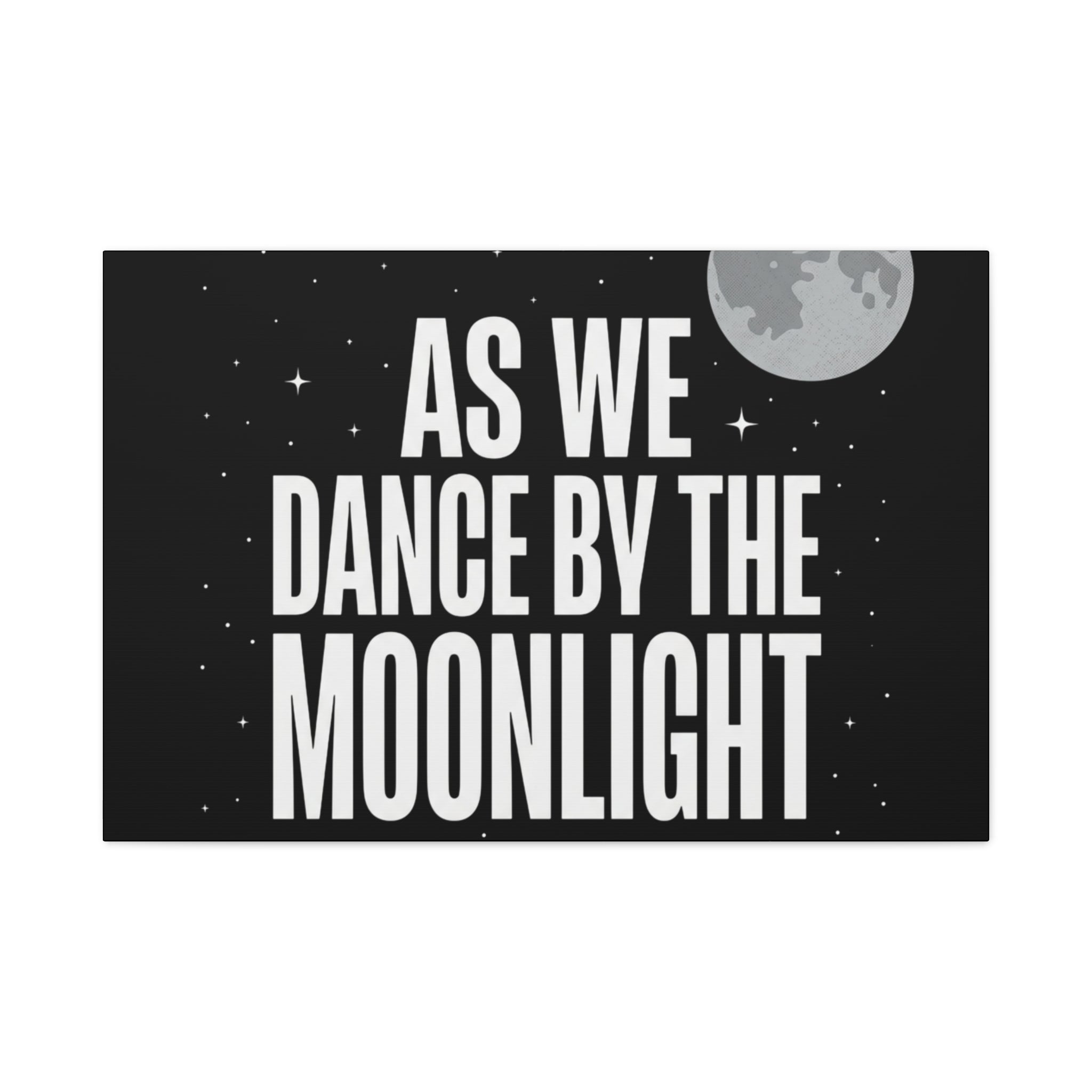 “As We Dance By The Moonlight” Canvas Wall Art