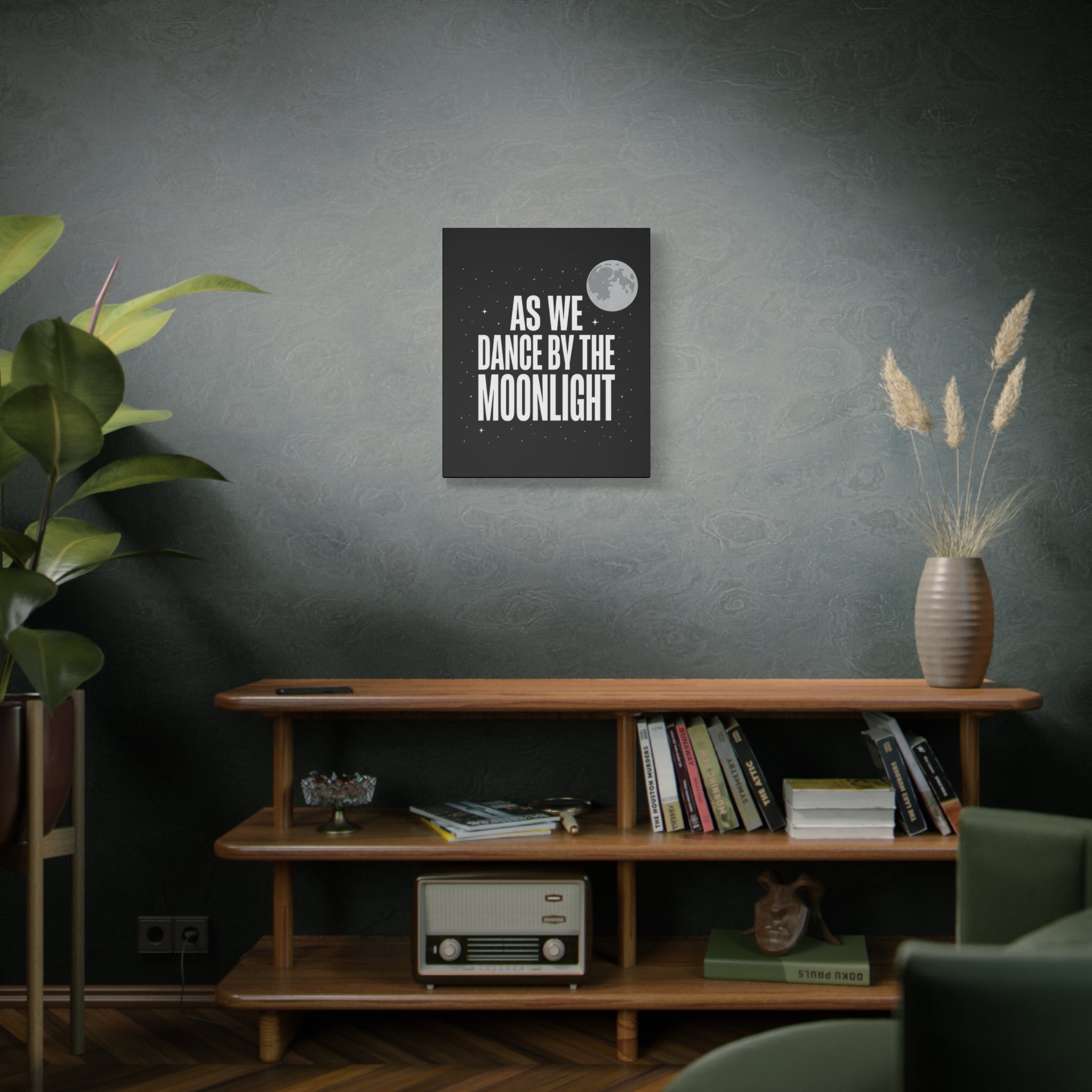 “As We Dance By The Moonlight” Canvas Wall Art