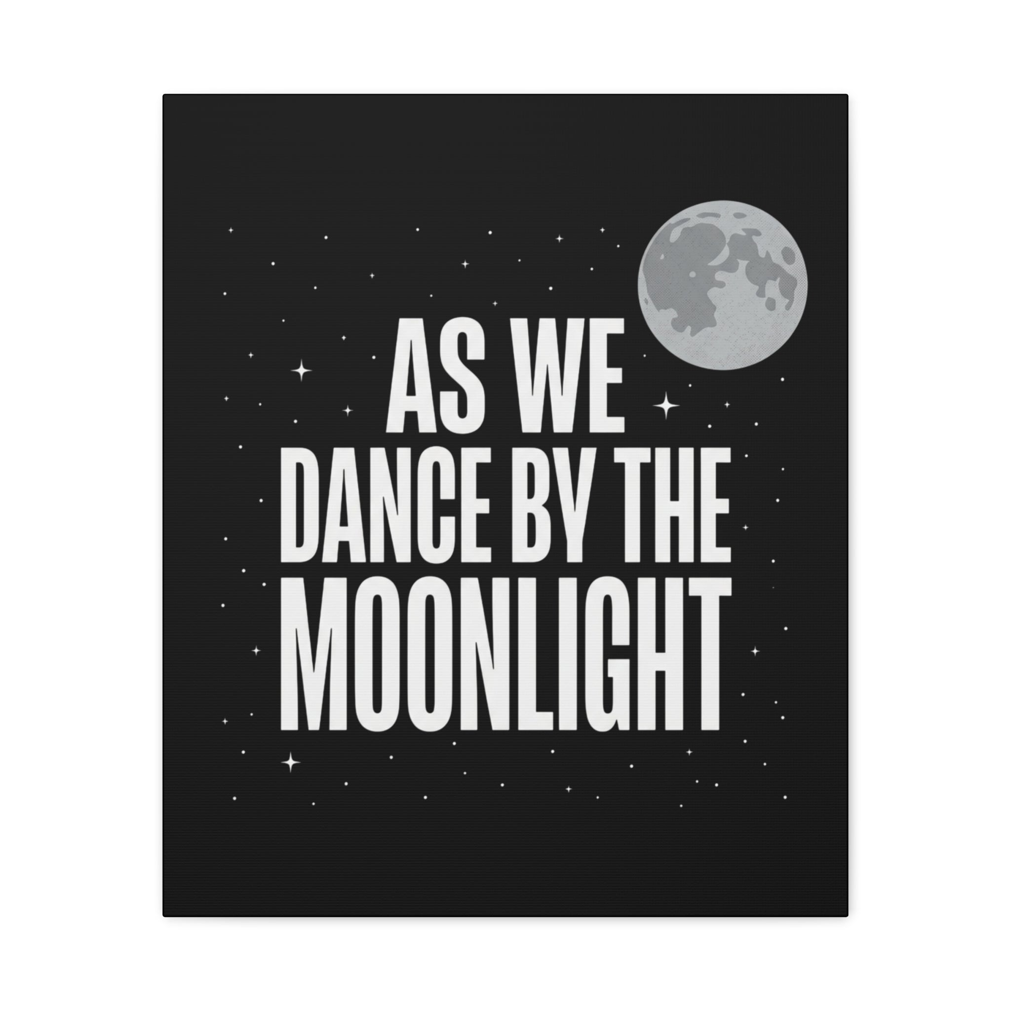 “As We Dance By The Moonlight” Canvas Wall Art