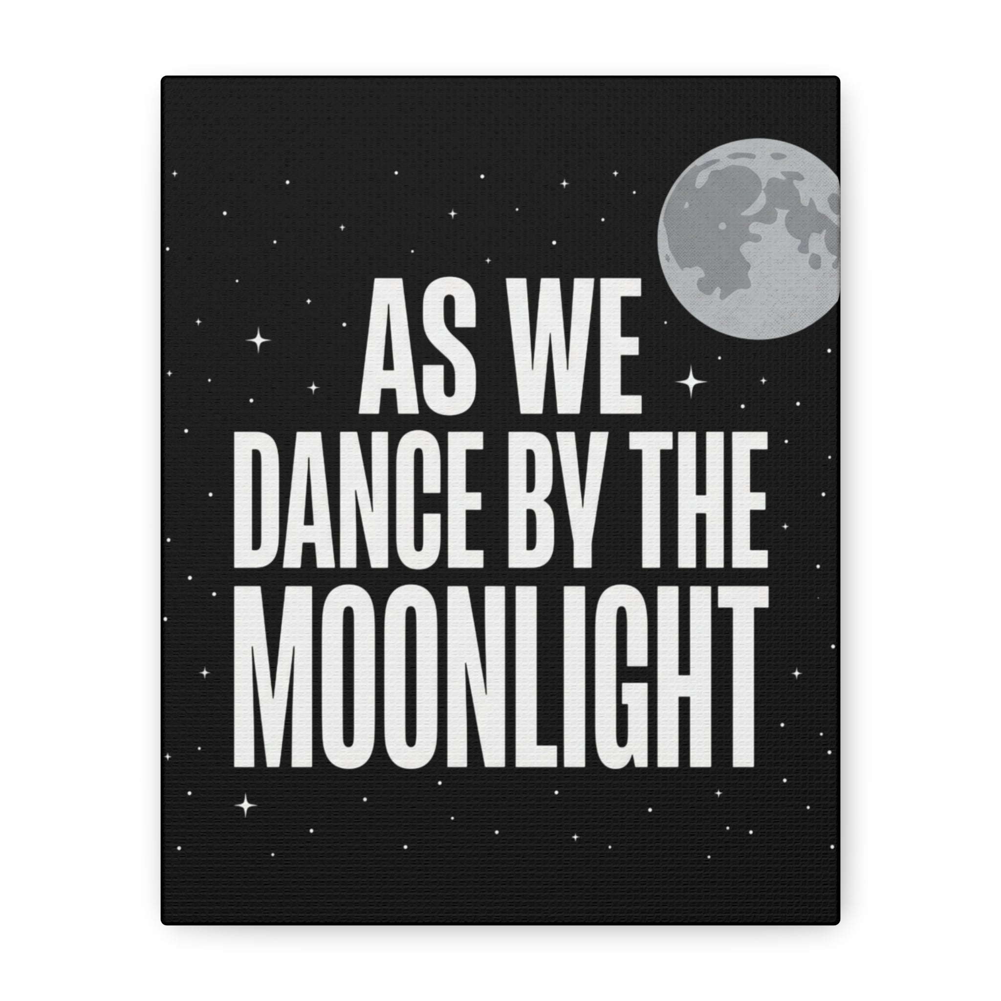 “As We Dance By The Moonlight” Canvas Wall Art