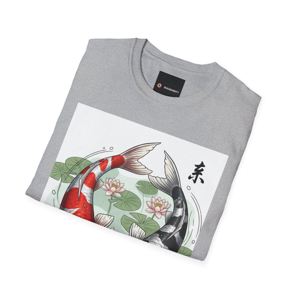 Kohaku & Shiro Utsuri Koi T-Shirt — #Koi Japanese Art Design