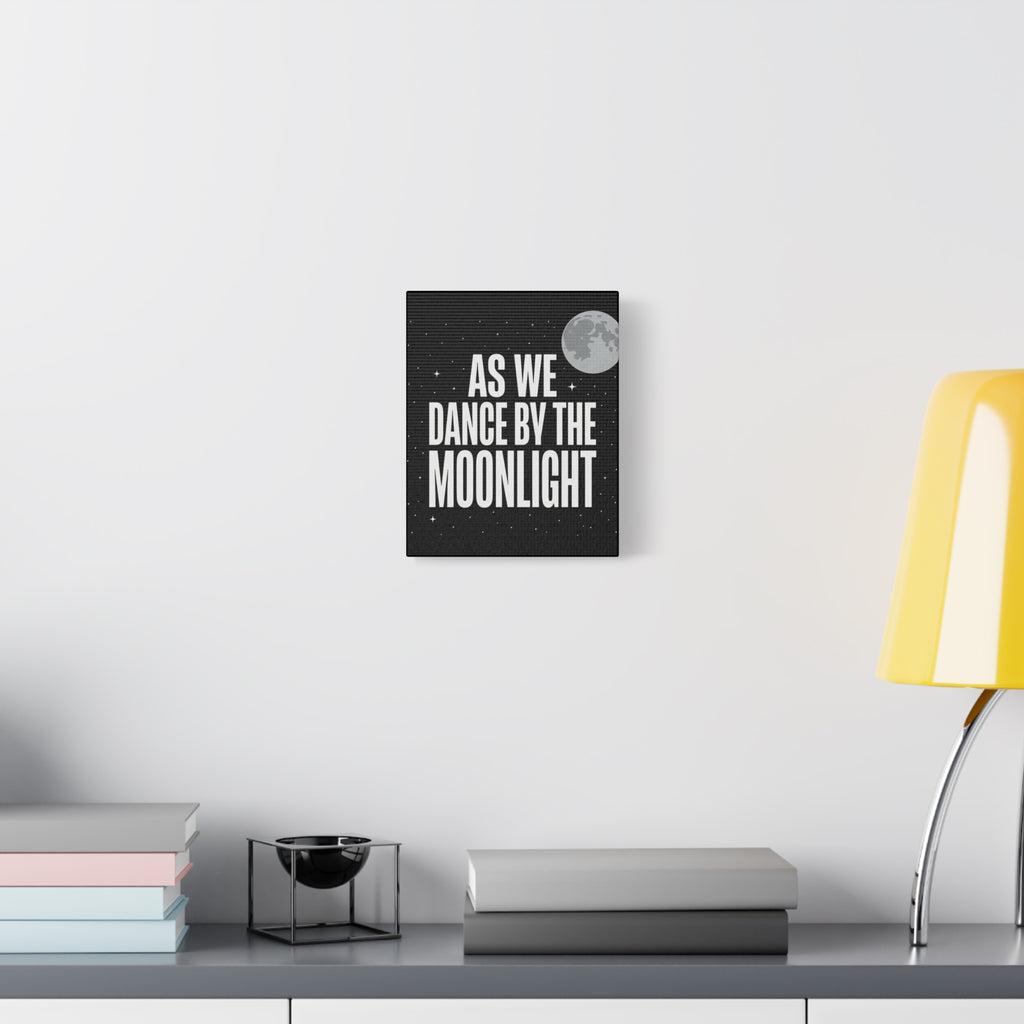 “As We Dance By The Moonlight” Canvas Wall Art