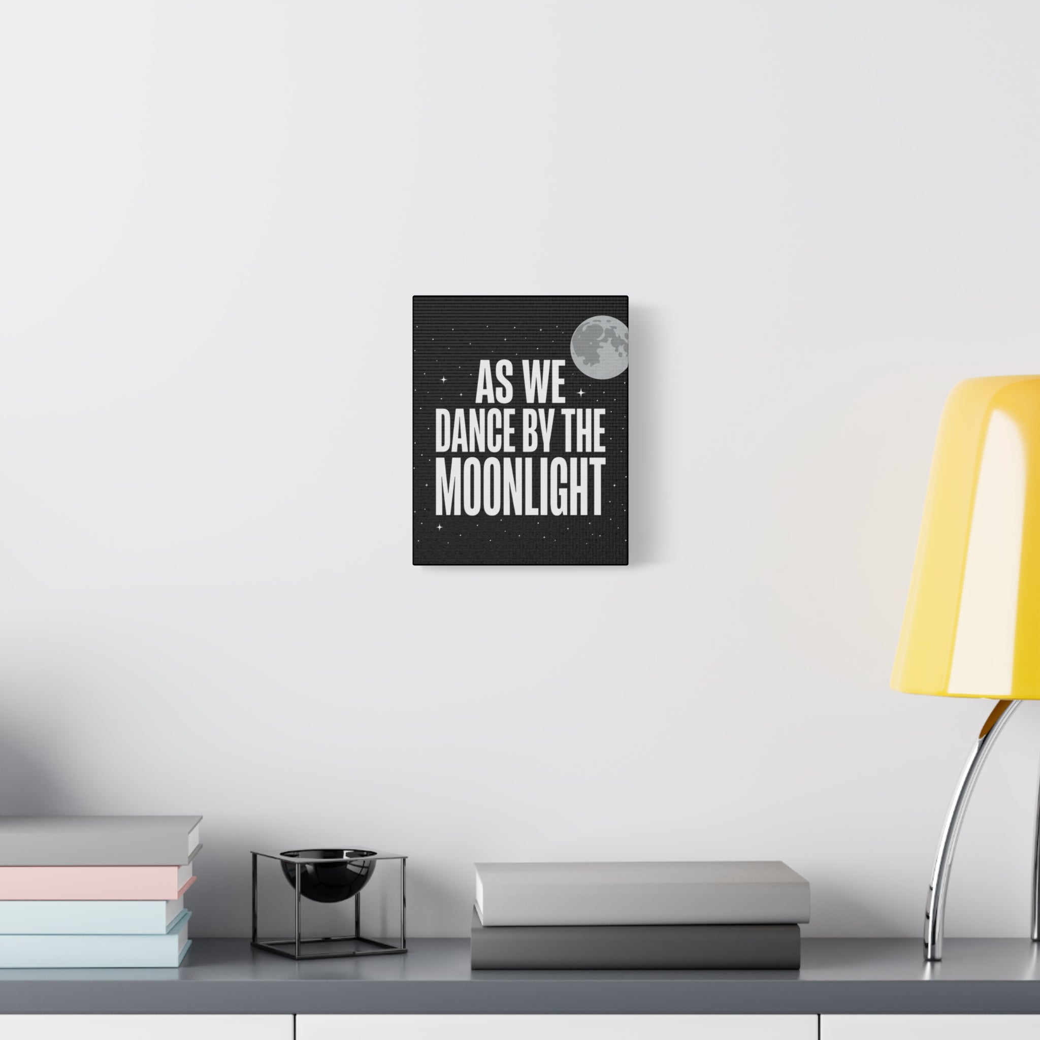 “As We Dance By The Moonlight” Canvas Wall Art