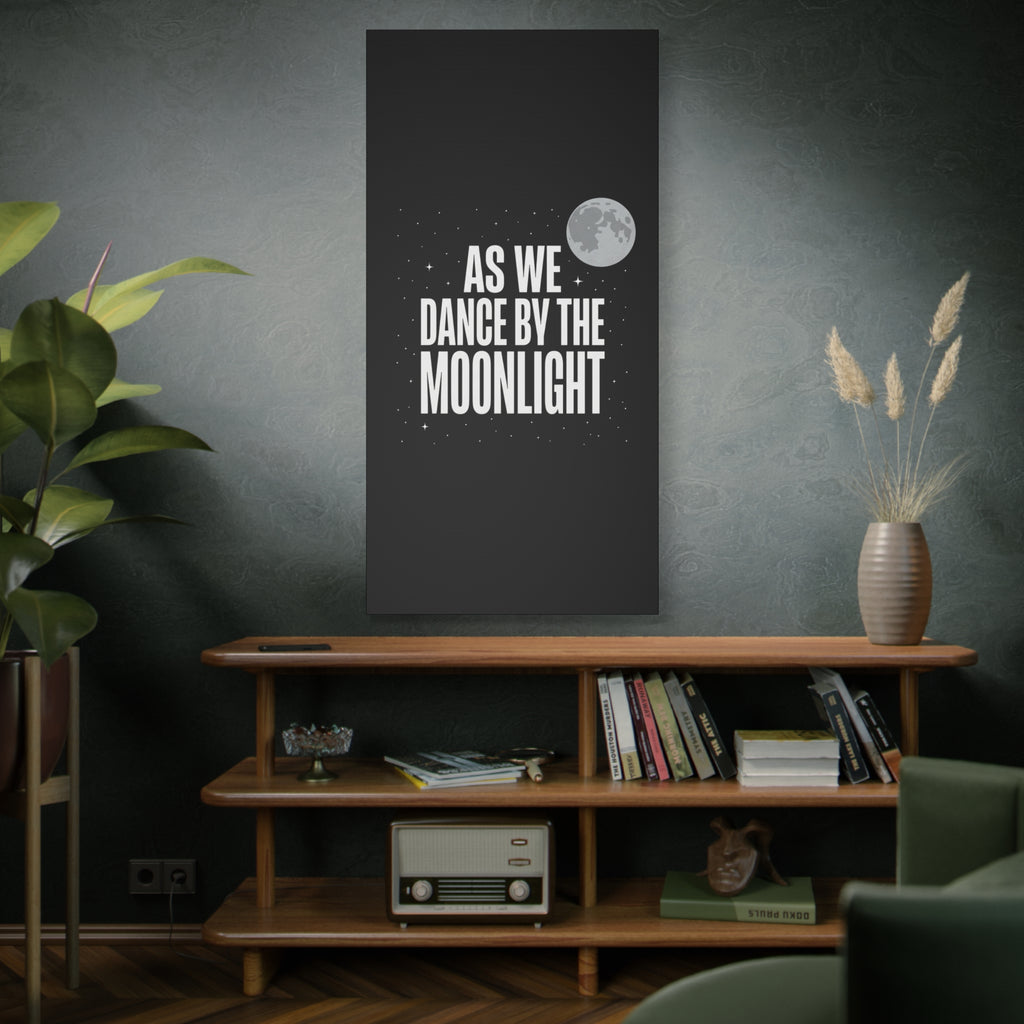 “As We Dance By The Moonlight” Canvas Wall Art