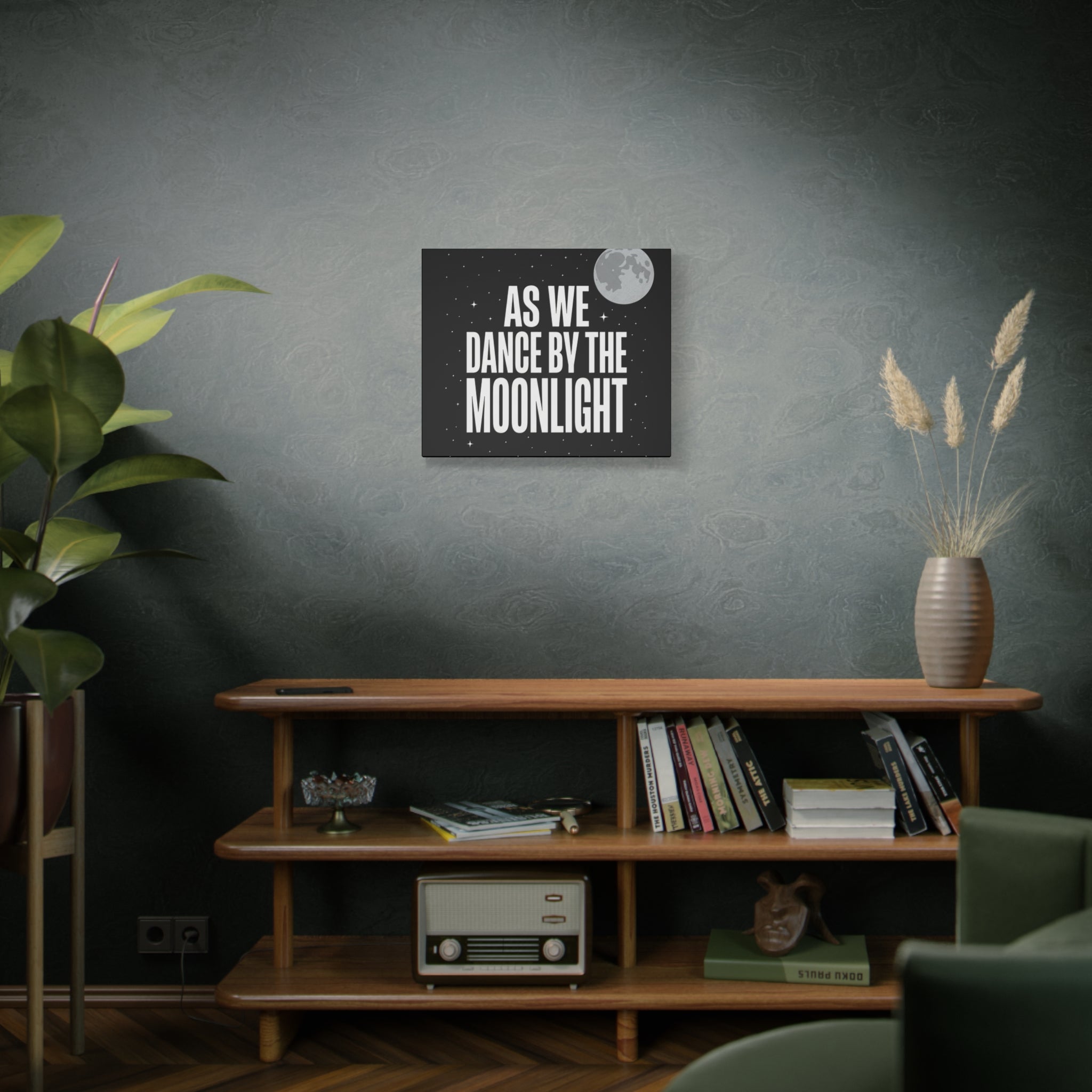 “As We Dance By The Moonlight” Canvas Wall Art