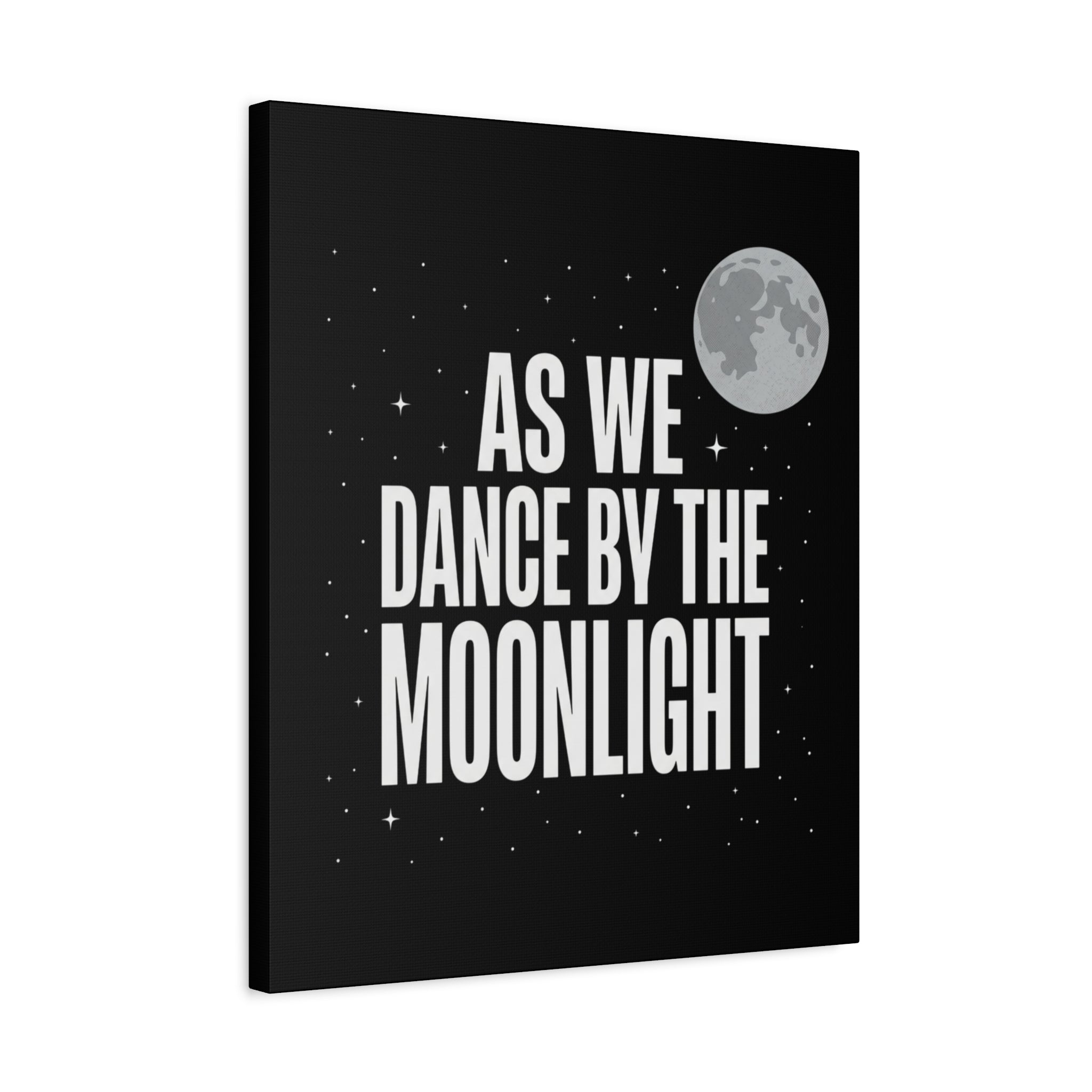 “As We Dance By The Moonlight” Canvas Wall Art