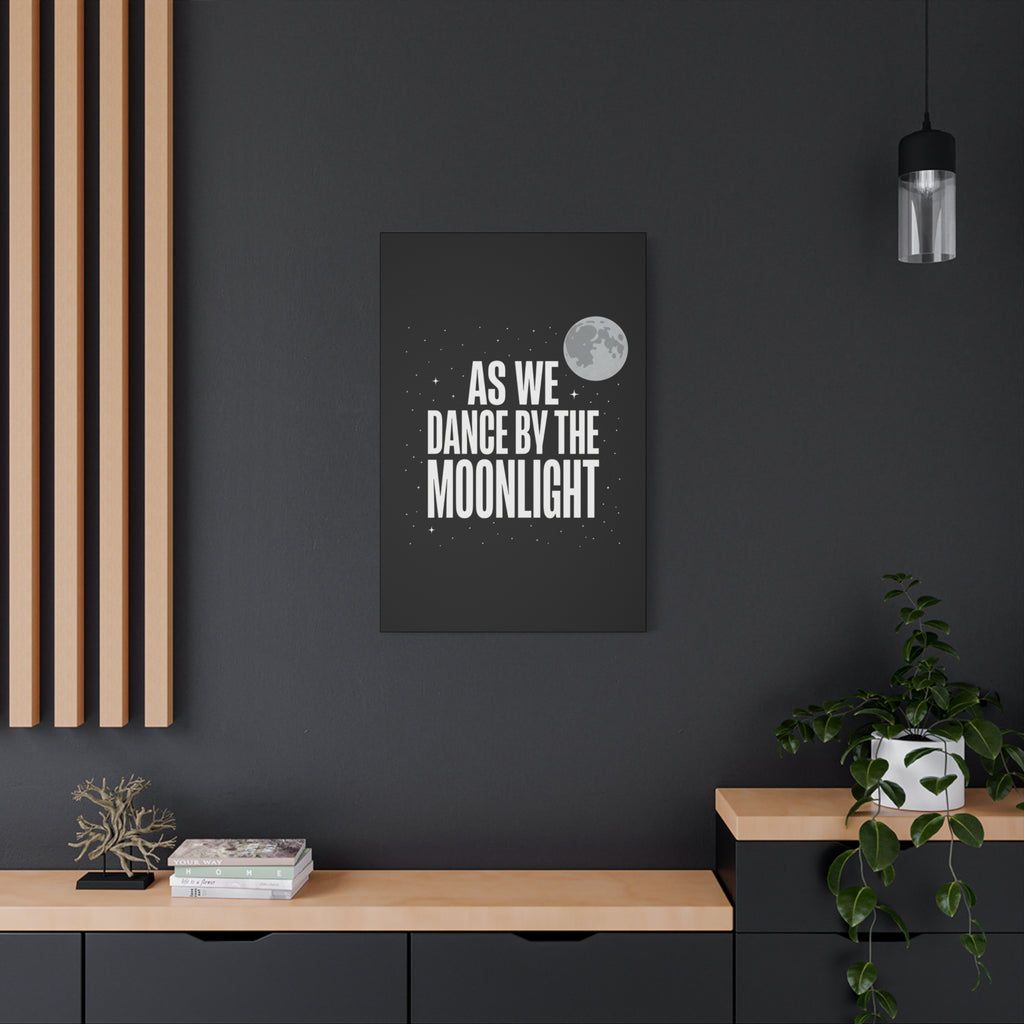 “As We Dance By The Moonlight” Canvas Wall Art