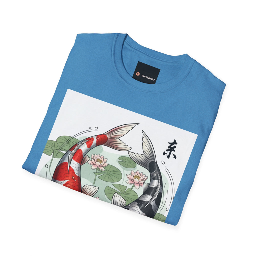 Kohaku & Shiro Utsuri Koi T-Shirt — #Koi Japanese Art Design